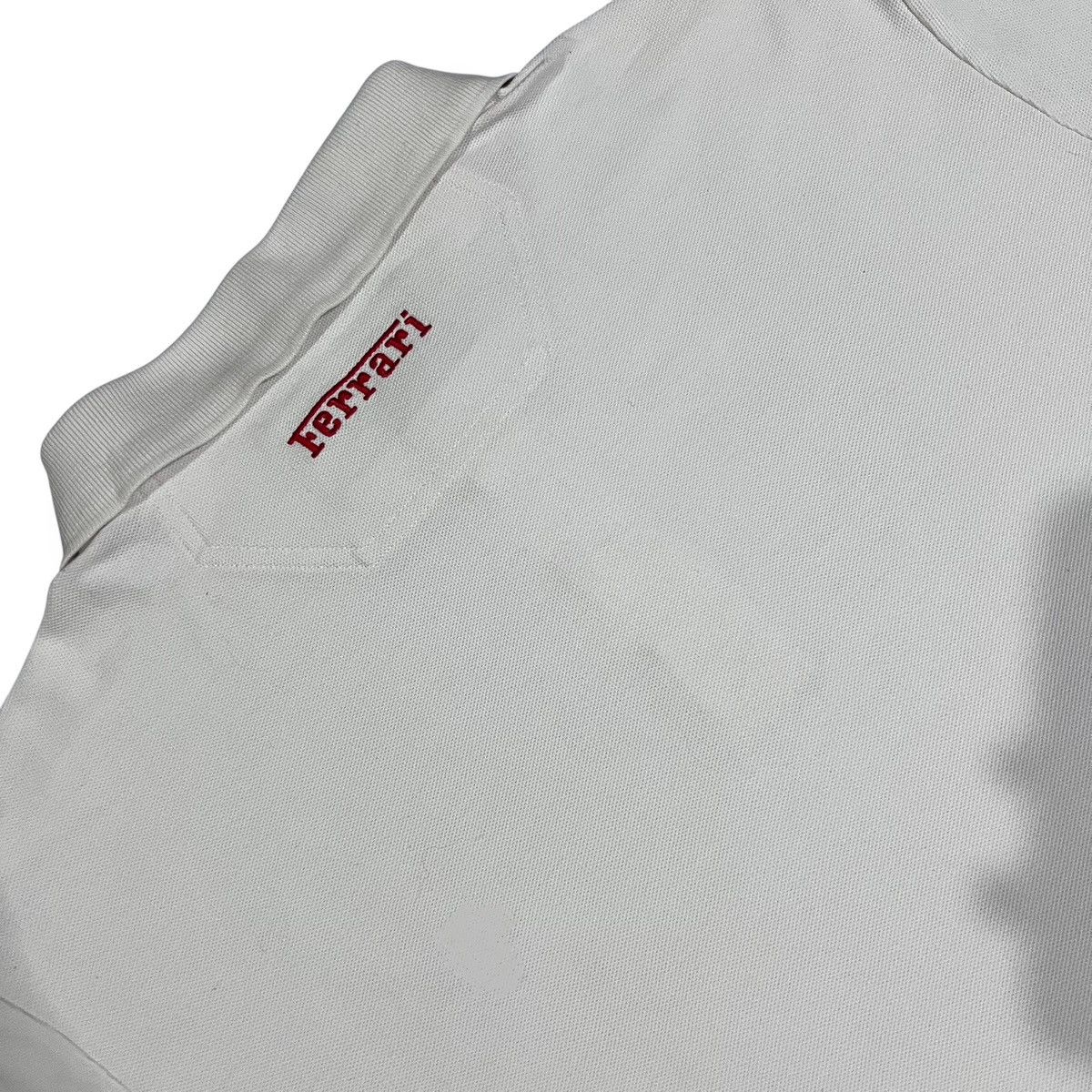 Ferrari White Ferrari Polos Size US L / EU 52-54 / 3 - 5 Thumbnail