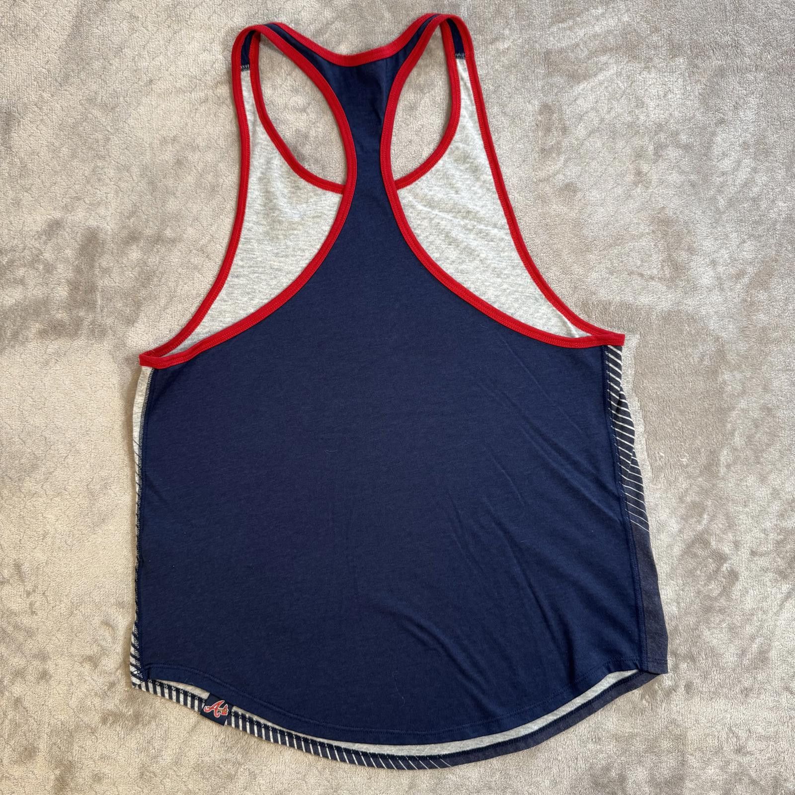Nike Nike MLB Atlanta Braves Women's Small Shirt Sleeveless Size S / US 4 / IT 40 - 3 Thumbnail