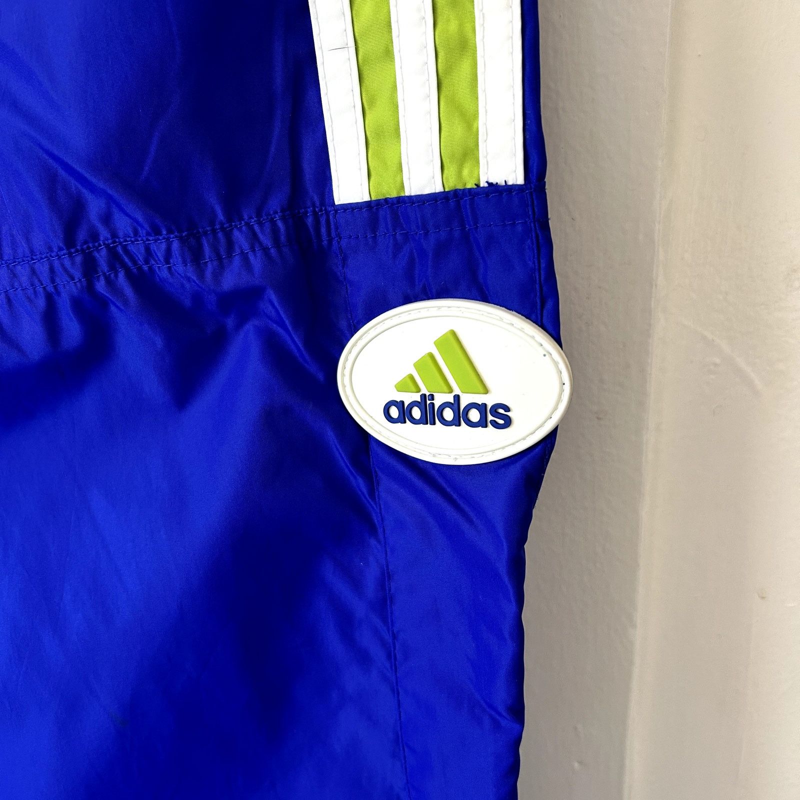Adidas 90's Vintage Men's Adidas windbreaker blue pants XXL Size US 42 / EU 58 - 2 Thumbnail