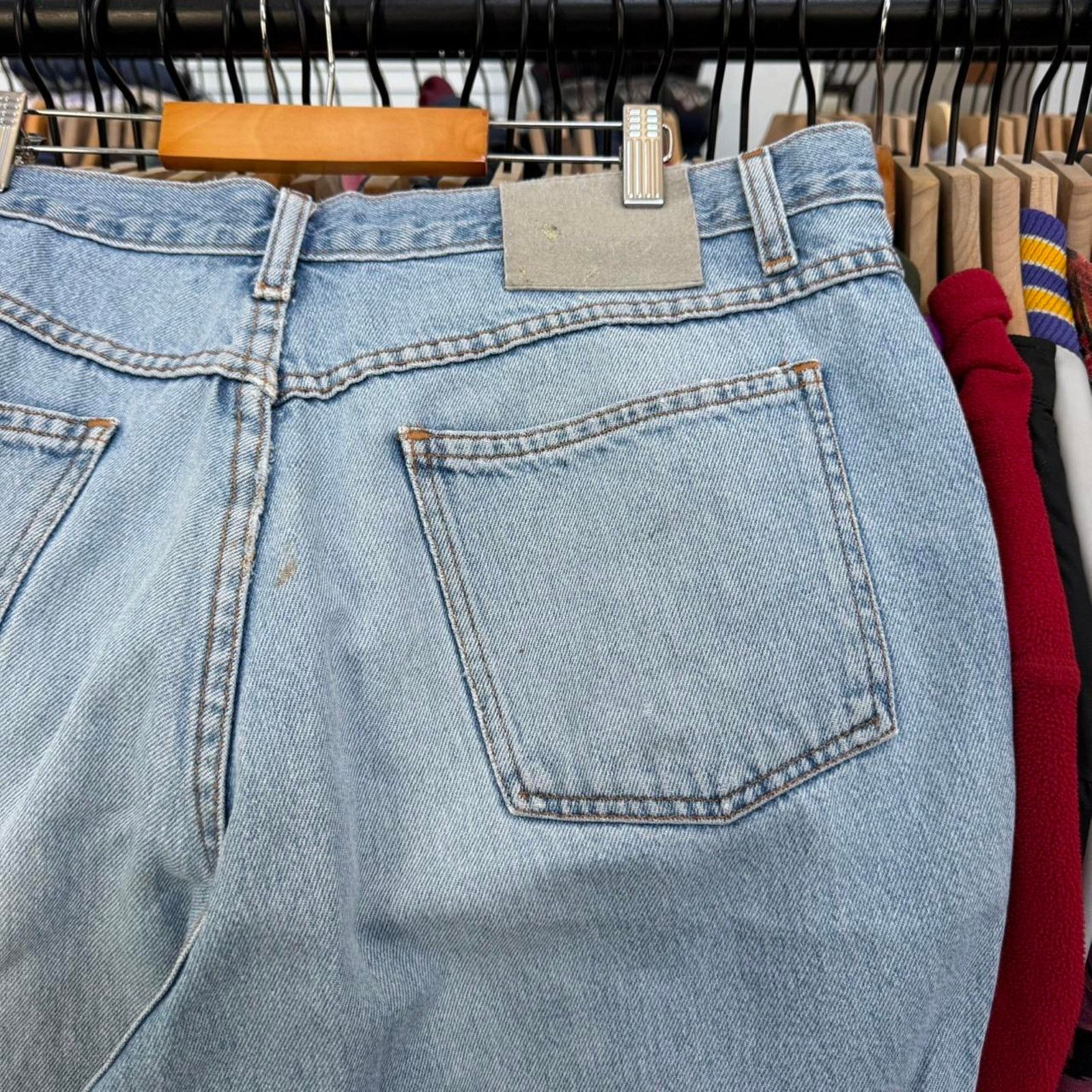 Other Vintage 90s Baggy Roy Vari Distressed Rip Jeans Size US 38 / EU 54 - 7 Thumbnail