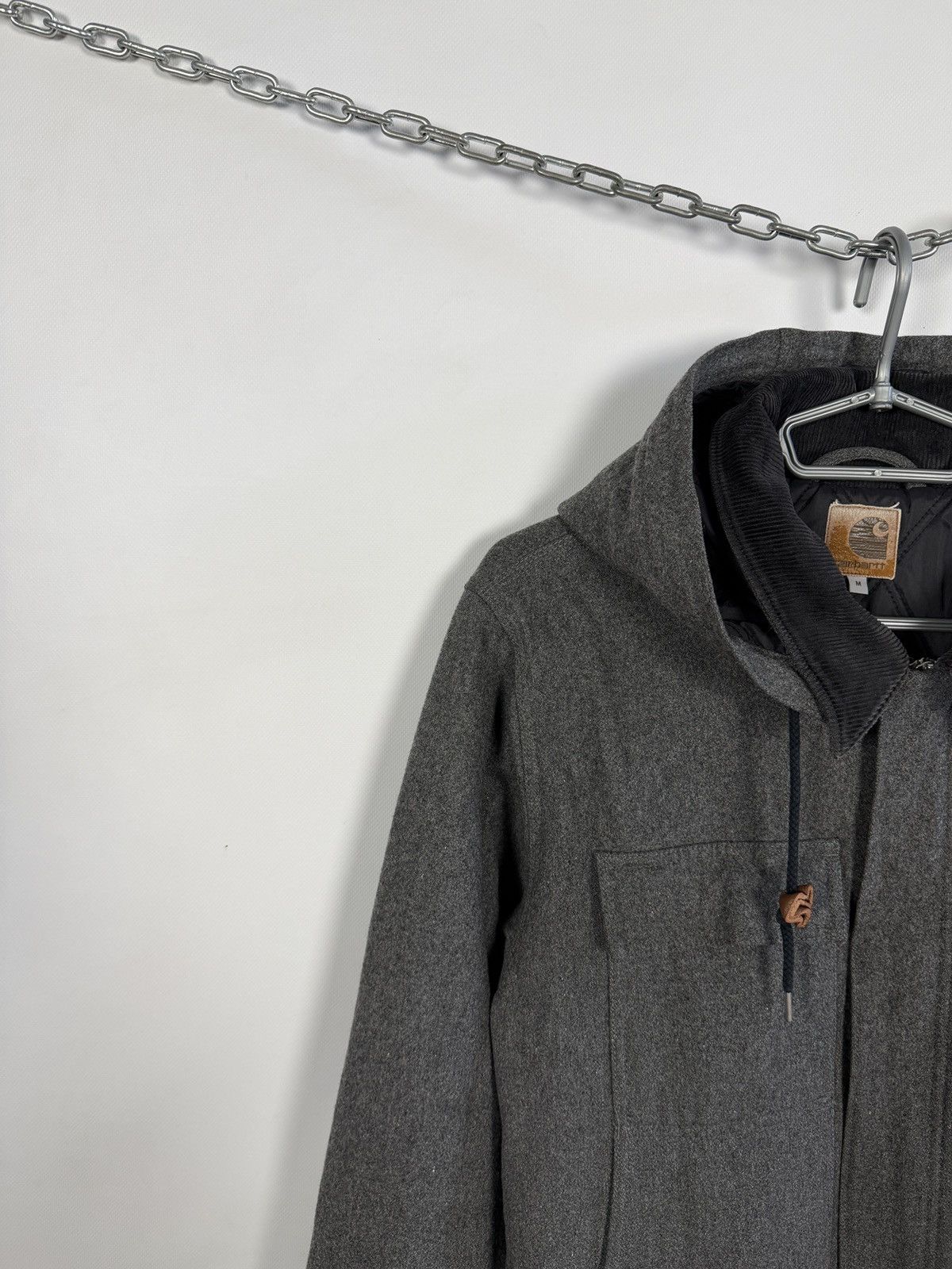Carhartt Carhartt Artic Coat Wool Hooded Jacket Streetwear Y2K Size M Size US M / EU 48-50 / 2 - 3 Thumbnail