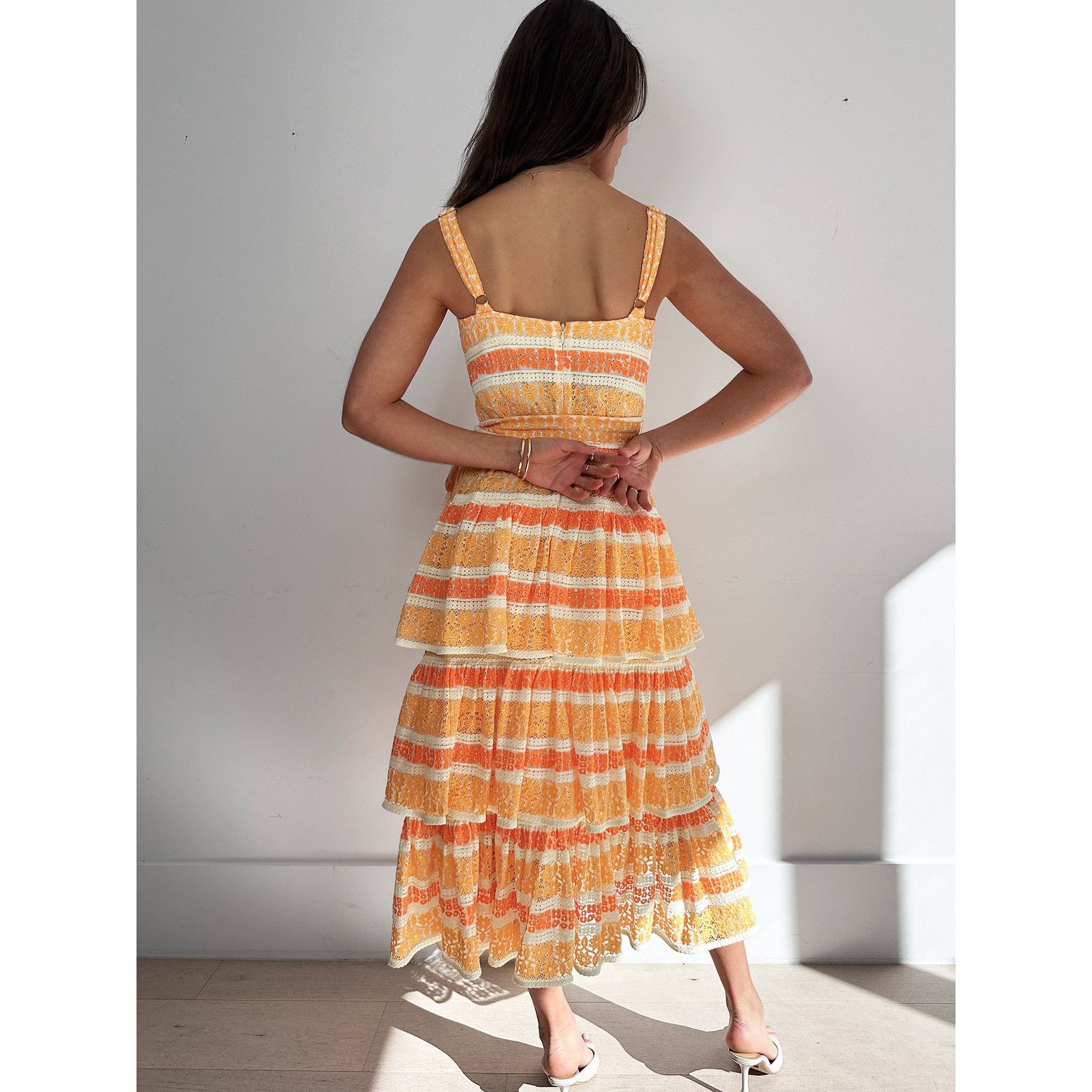 Zimmermann Zimmermann Jude Tiered Lace Dress Size XS / US 0-2 / IT 36-38 - 5 Thumbnail