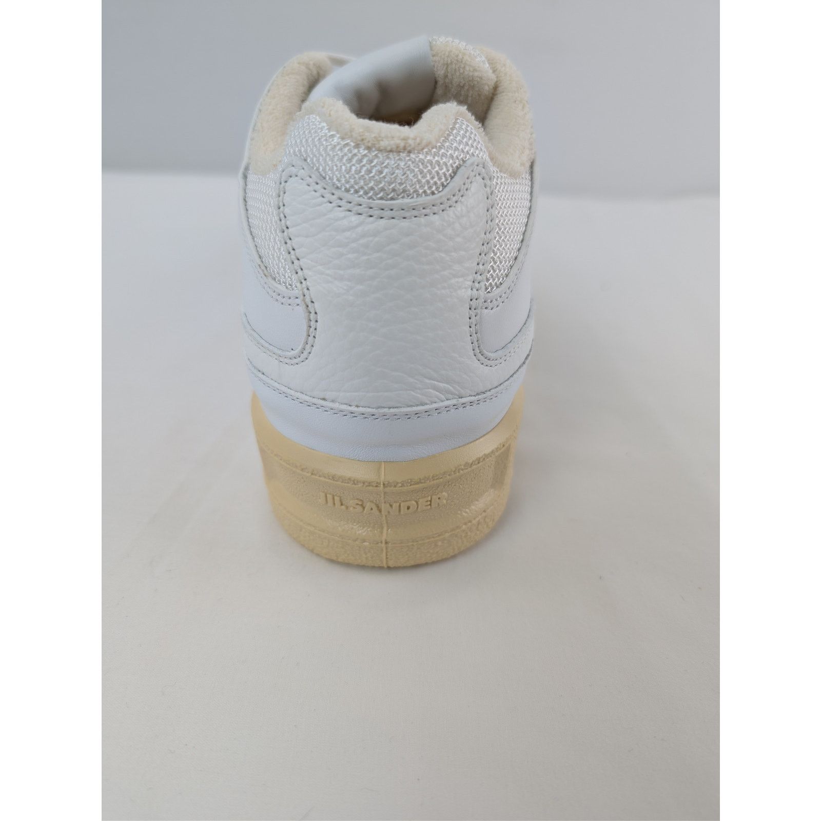 Jil Sander o1rshd1 Dragon Fabric Gummy Cow Nappa Sneakers in White Size US 11 / EU 44 - 16 Thumbnail