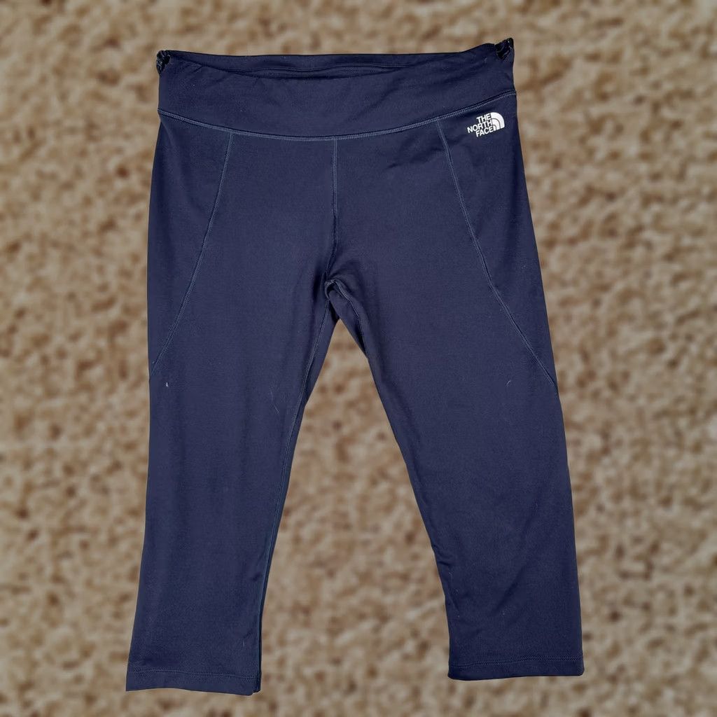 The North Face The North Face Leggings Womens Large Blue Capri Gym Training Stretch Size 36" / US 14 / IT 50 - 1 Thumbnail