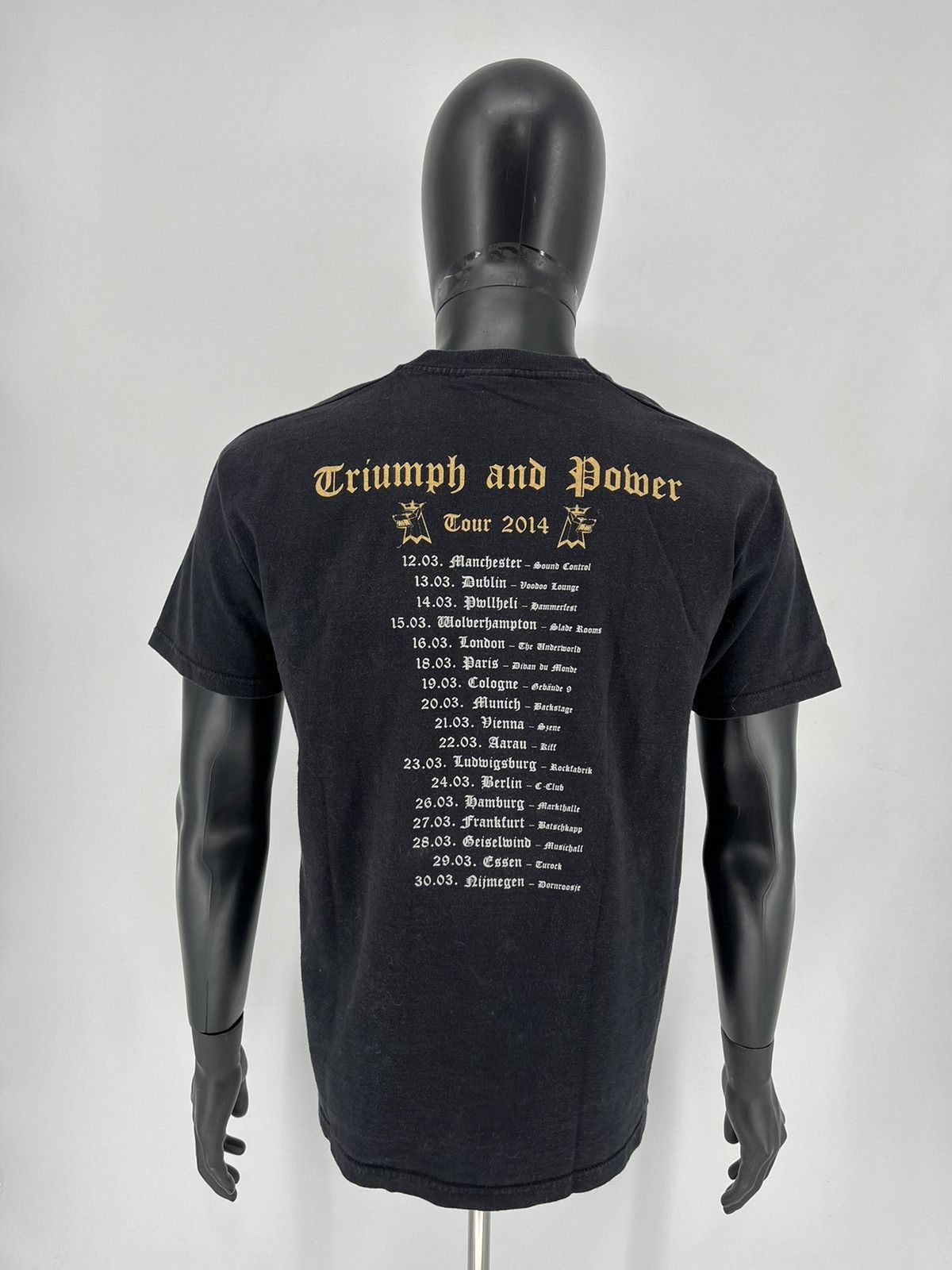 Band Tees Vintage Y2K Grand Magus Metal Band Grunge Faded Double Sided Size US L / EU 52-54 / 3 - 7 Thumbnail