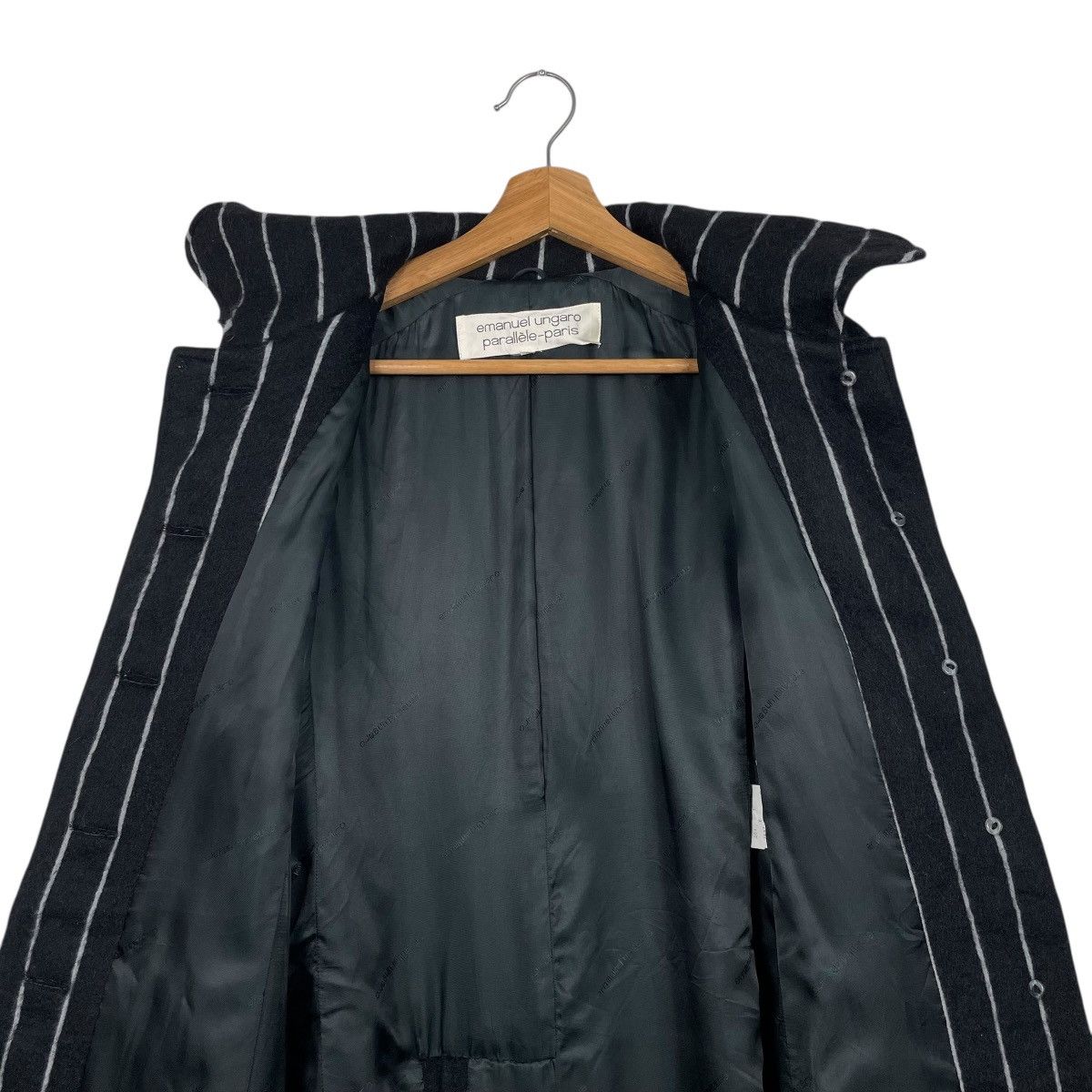 Emanuel Ungaro Vintage 60s Emanuel Ungaro Stripe Women Coat Size S / US 4 / IT 40 - 14 Thumbnail