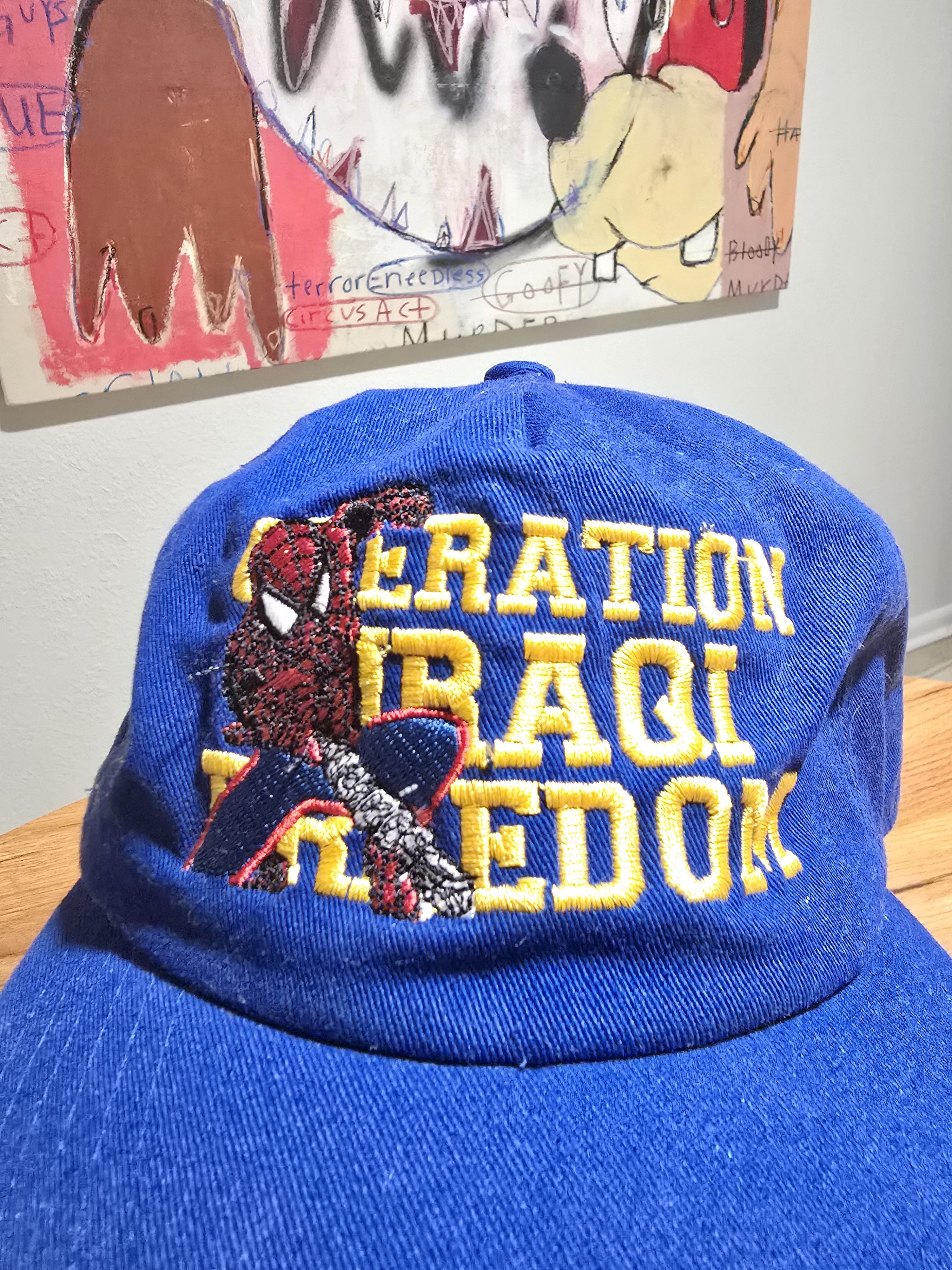 Vintage Vintage Operation Iraqi Freedom (Spiderman) Hat Size ONE SIZE - 6 Thumbnail
