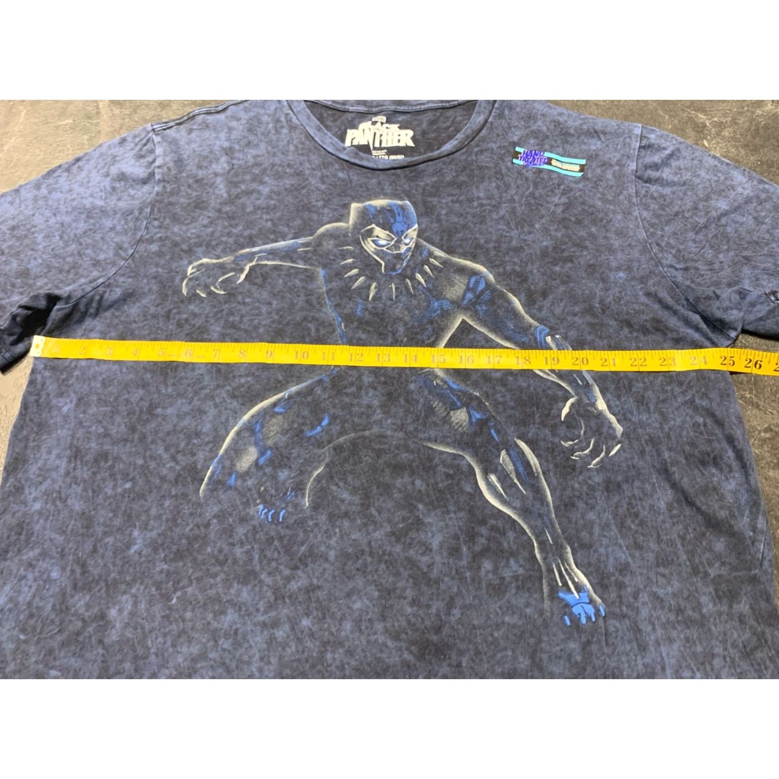 Vintage Marvel Black Panther T-Shirt Mens 2XL Crew Neck Short Sleeve Cotton Graphic Marvel Comics Blue Size US XXL / EU 58 / 5 - 6 Thumbnail