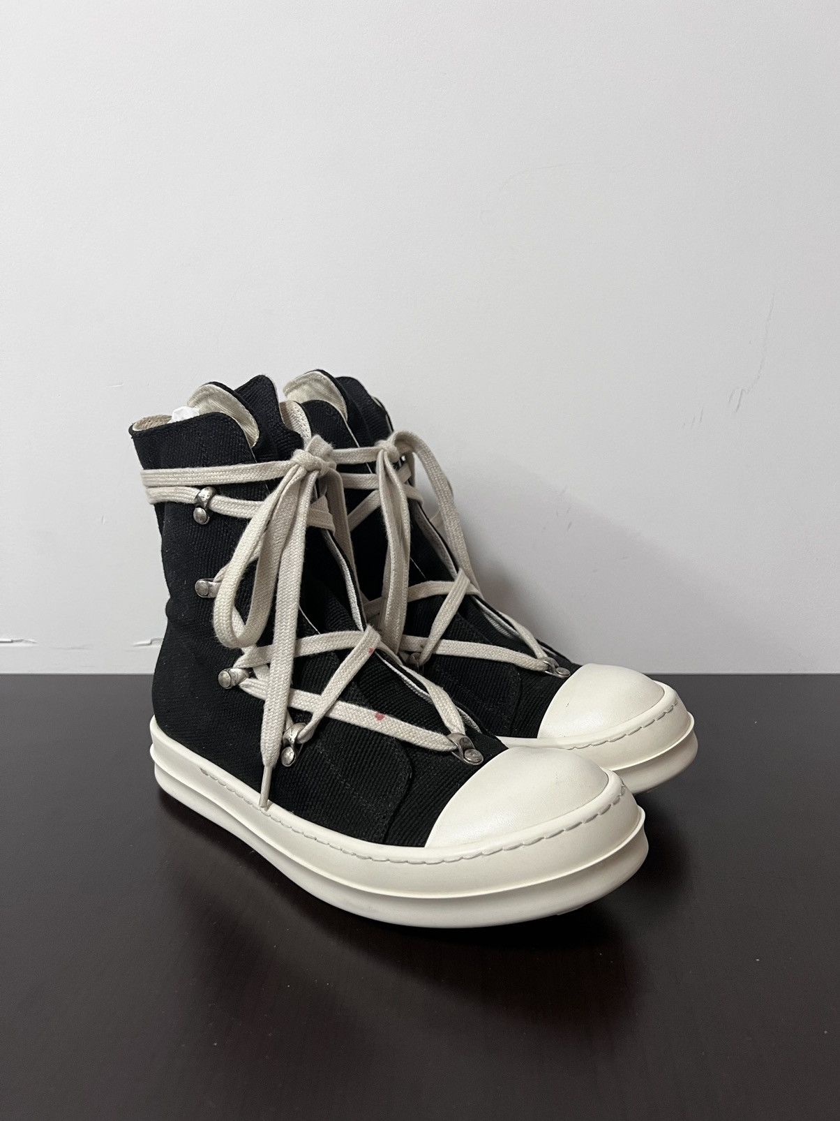 Rick Owens Drkshdw Rick owens drkshdw hexagram ramones high top sneakers sz36 Size US 6 / IT 36 - 5 Thumbnail