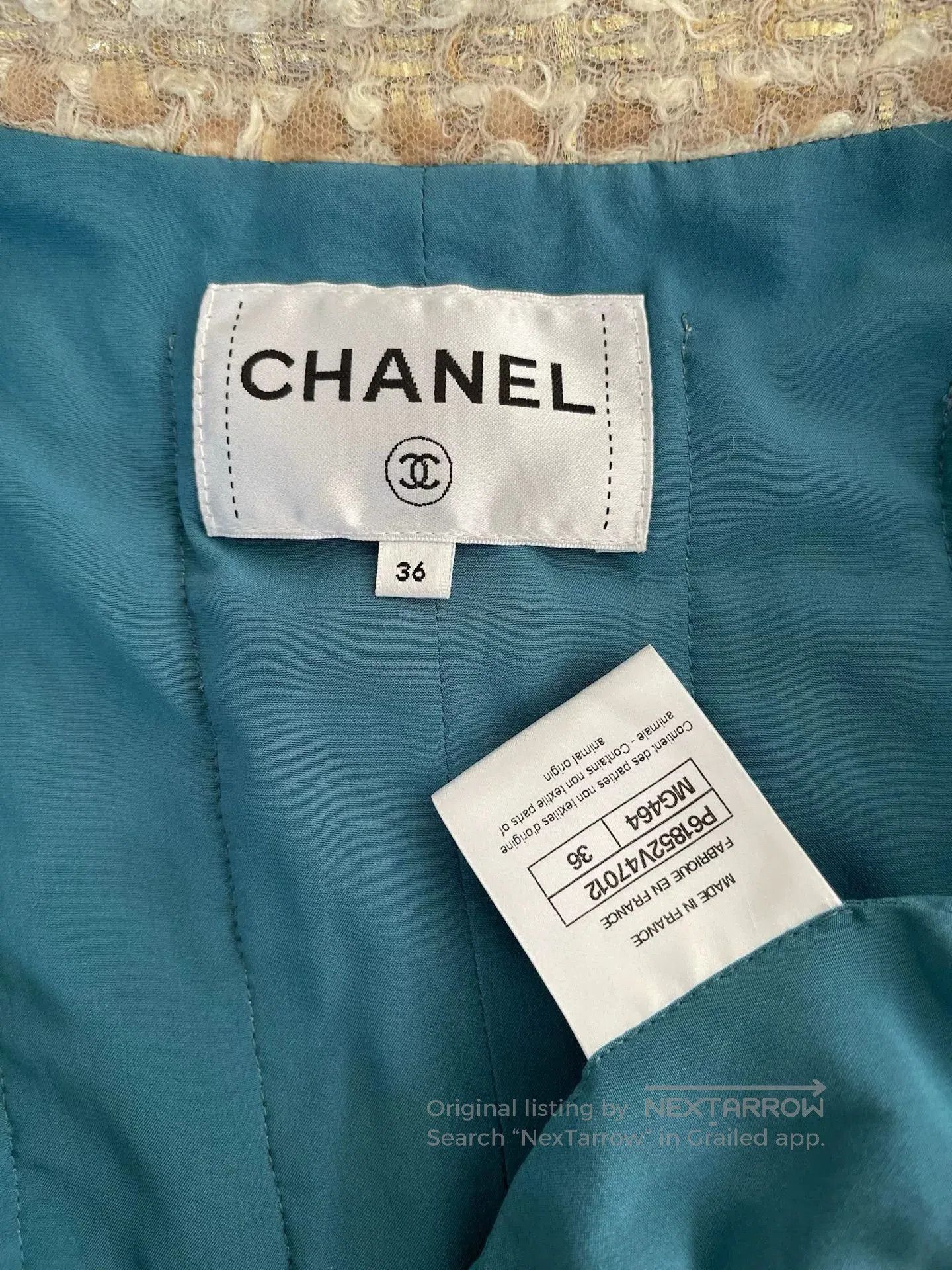 Chanel Chanel Egyptian Collection Tweed Jacket. Size US XS / EU 42 / 0 - 3 Thumbnail