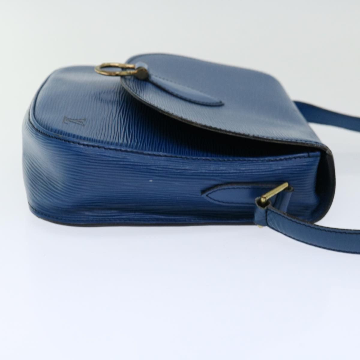 Louis Vuitton LOUIS VUITTON Epi Saint Cloud GM Shoulder Bag Blue M52195 Size ONE SIZE - 4 Thumbnail