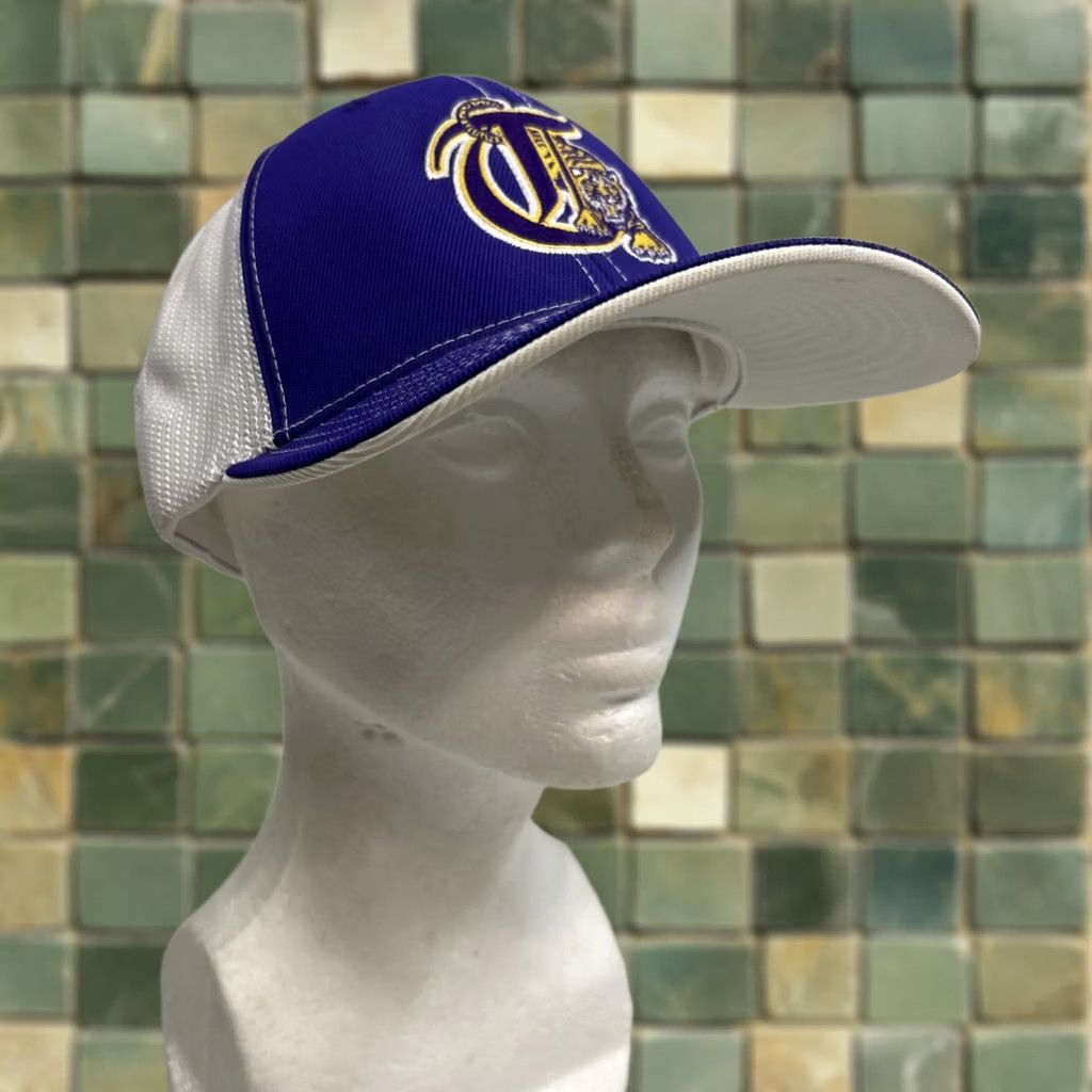 NCAA Pacific Headwear LSU Tigers Trucker Hat NCAA Adjustable Embroidered Pro Model Purple Mens Size ONE SIZE - 1 Thumbnail