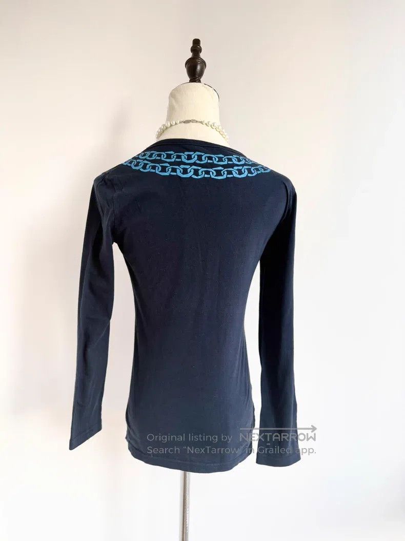 Vivienne Westwood Vivienne Westwood Navy Blue Bow Saturn Underwear Top T-Shi Size M / US 6-8 / IT 42-44 - 4 Thumbnail