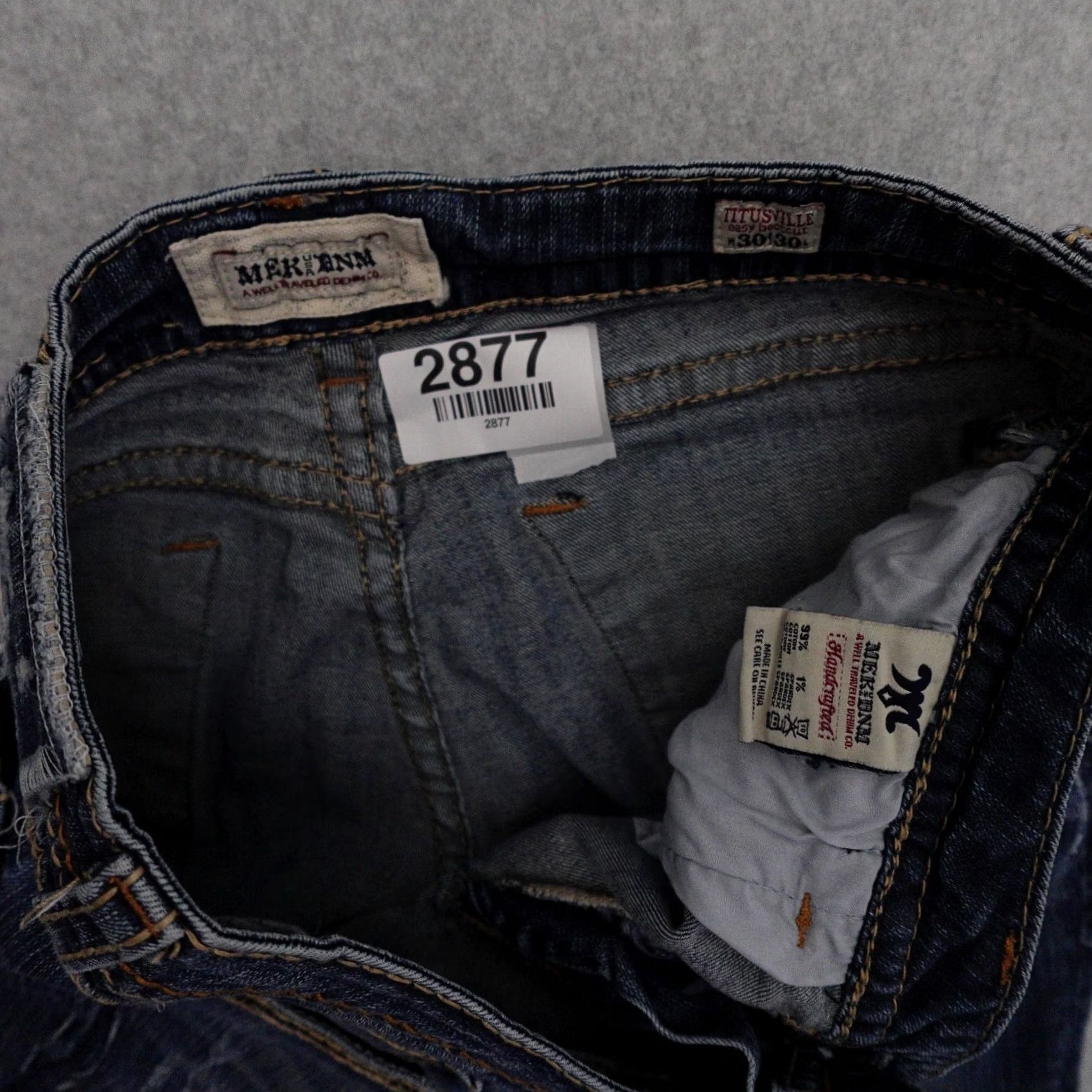 Vintage MEK DNM Jeans Womens Size 30 Distressed Bootcut Mid Rise Blue 30 MEK DNM Jeans Womens Size 30 Distressed Bootcut Mid Rise Blue Size 30" / US 8 / IT 44 - 3 Thumbnail