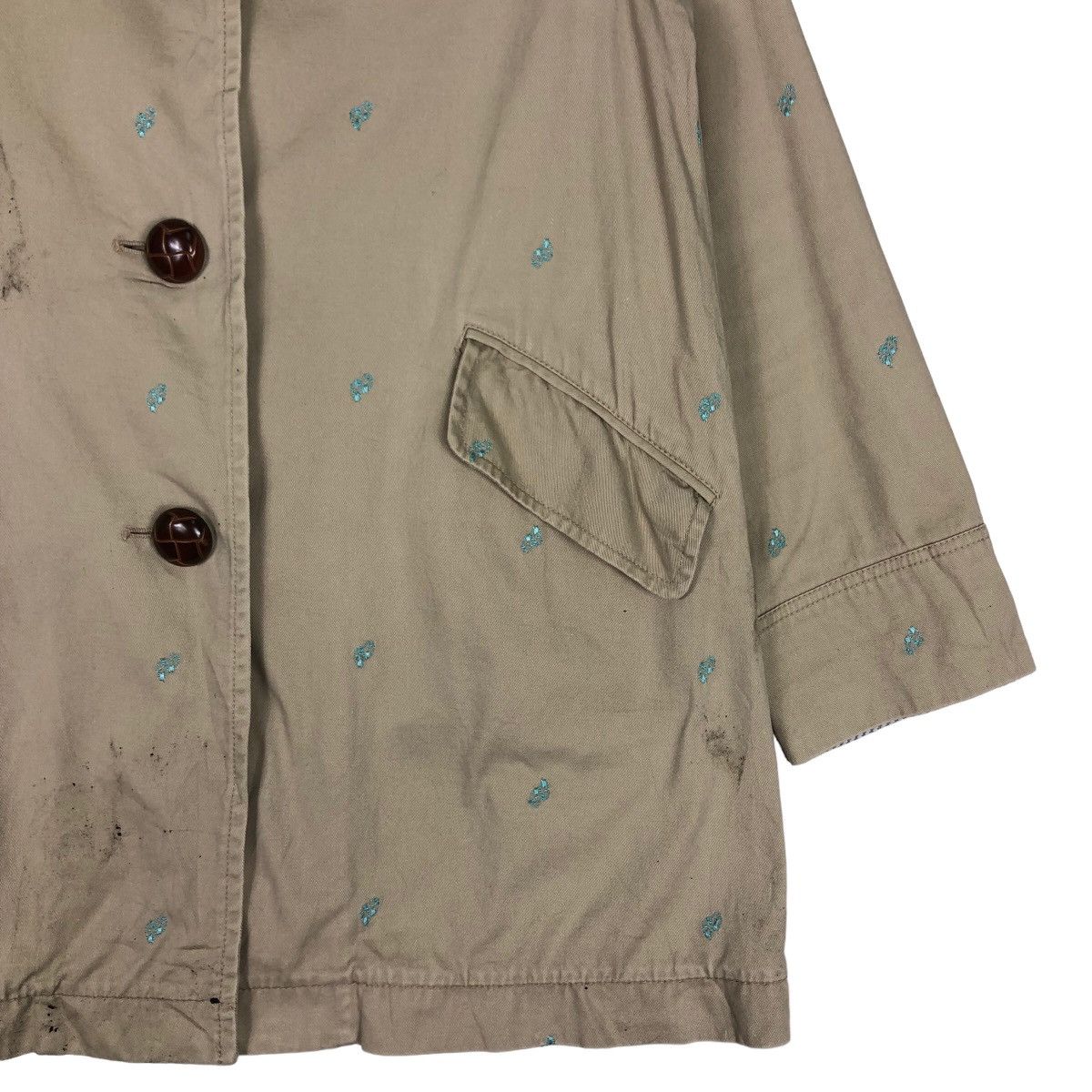 Issey Miyake Vtg Chore Jacket Pou Dou Dou Polkadot Full Print Japan Made Size US M / EU 48-50 / 2 - 5 Thumbnail