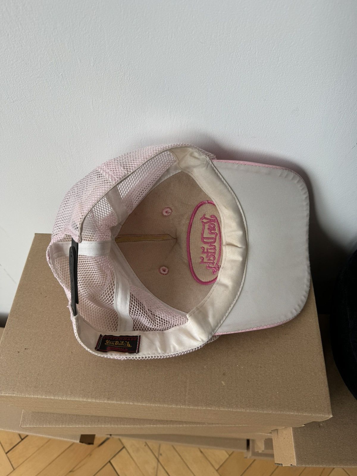 Vintage × Von Dutch Rare Vintage Von Dutch Leather Trucker Cap Hat Size ONE SIZE - 7 Thumbnail
