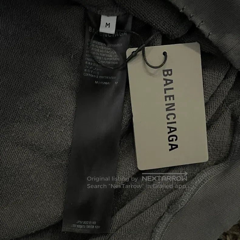 Balenciaga Balenciaga Wave Cola Washed Crack Hoodie Jacket Size US M / EU 48-50 / 2 - 4 Thumbnail