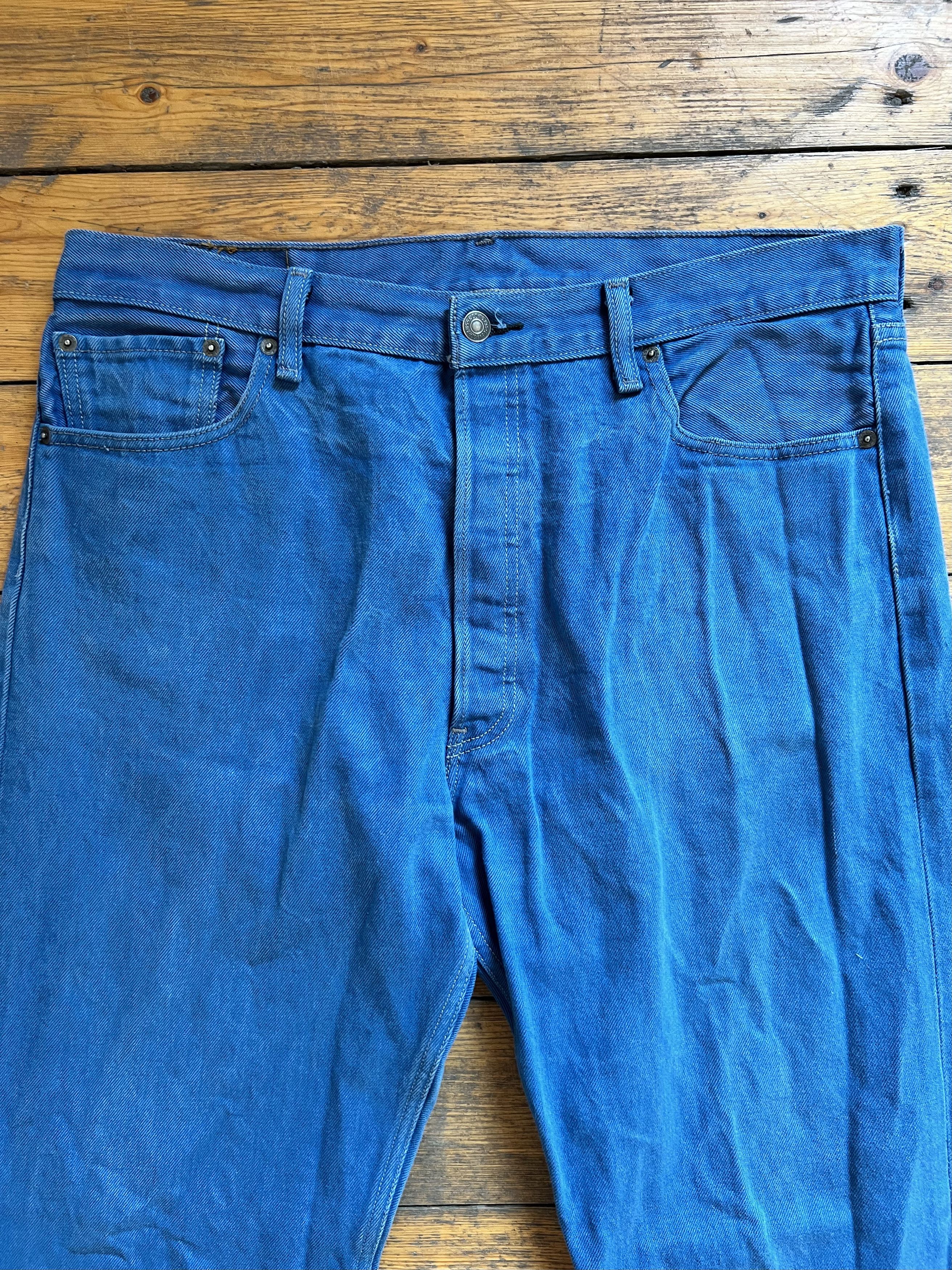 Levi's Vintage Clothing × Unsound Rags Levis Indigo Baggie Vintage Jeans Pants Size US 38 / EU 54 - 6 Thumbnail