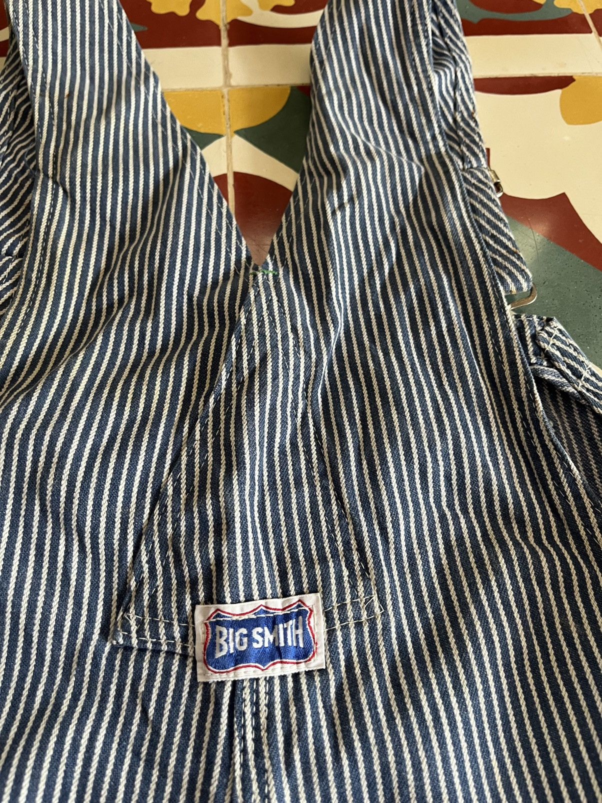 Vintage BIG SMITH OVERALLS Size US 36 / EU 52 - 10 Thumbnail