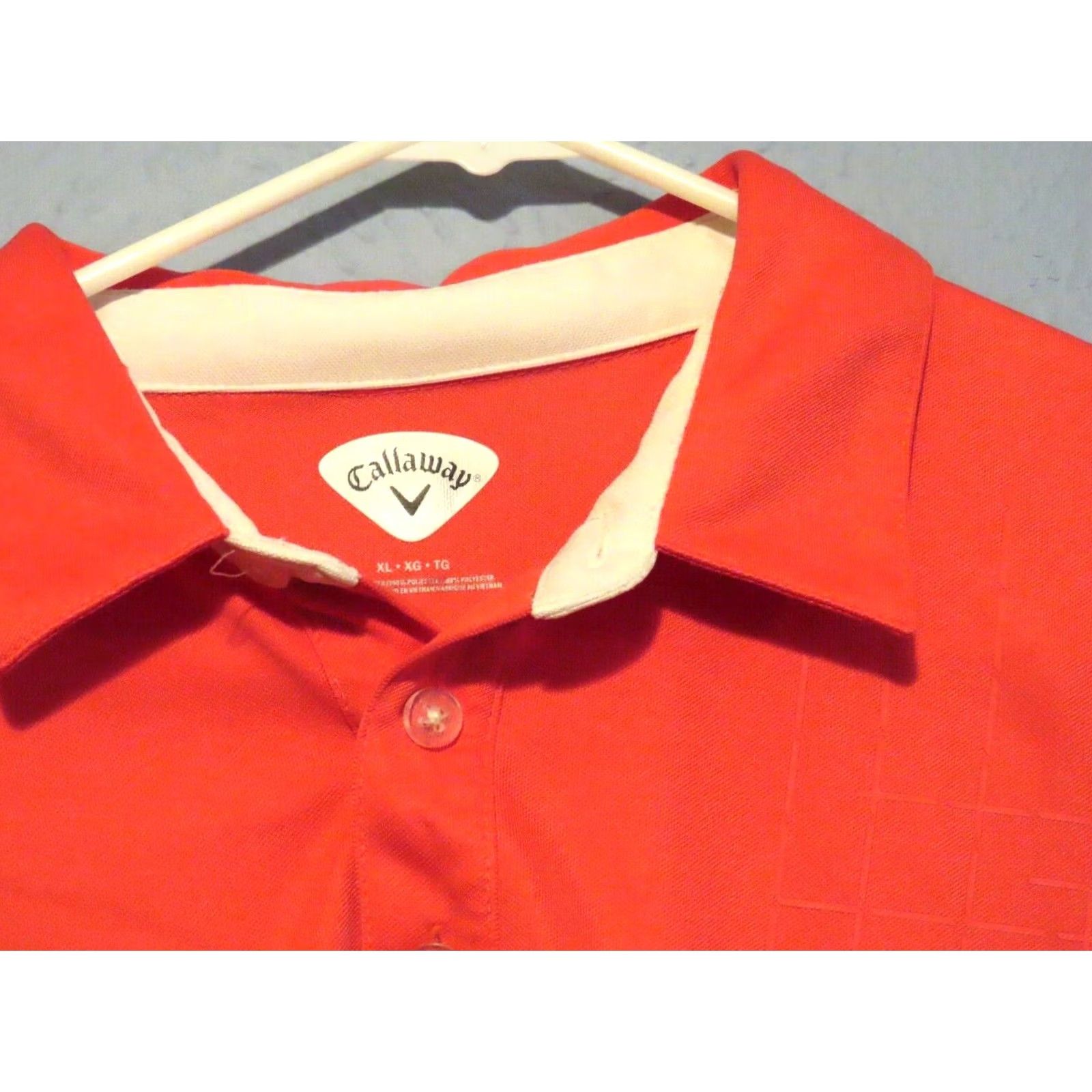 Callaway Callaway Polo Shirt Mens XL Pink Short Sleeve Logo Golf Size US XL / EU 56 / 4 - 3 Thumbnail