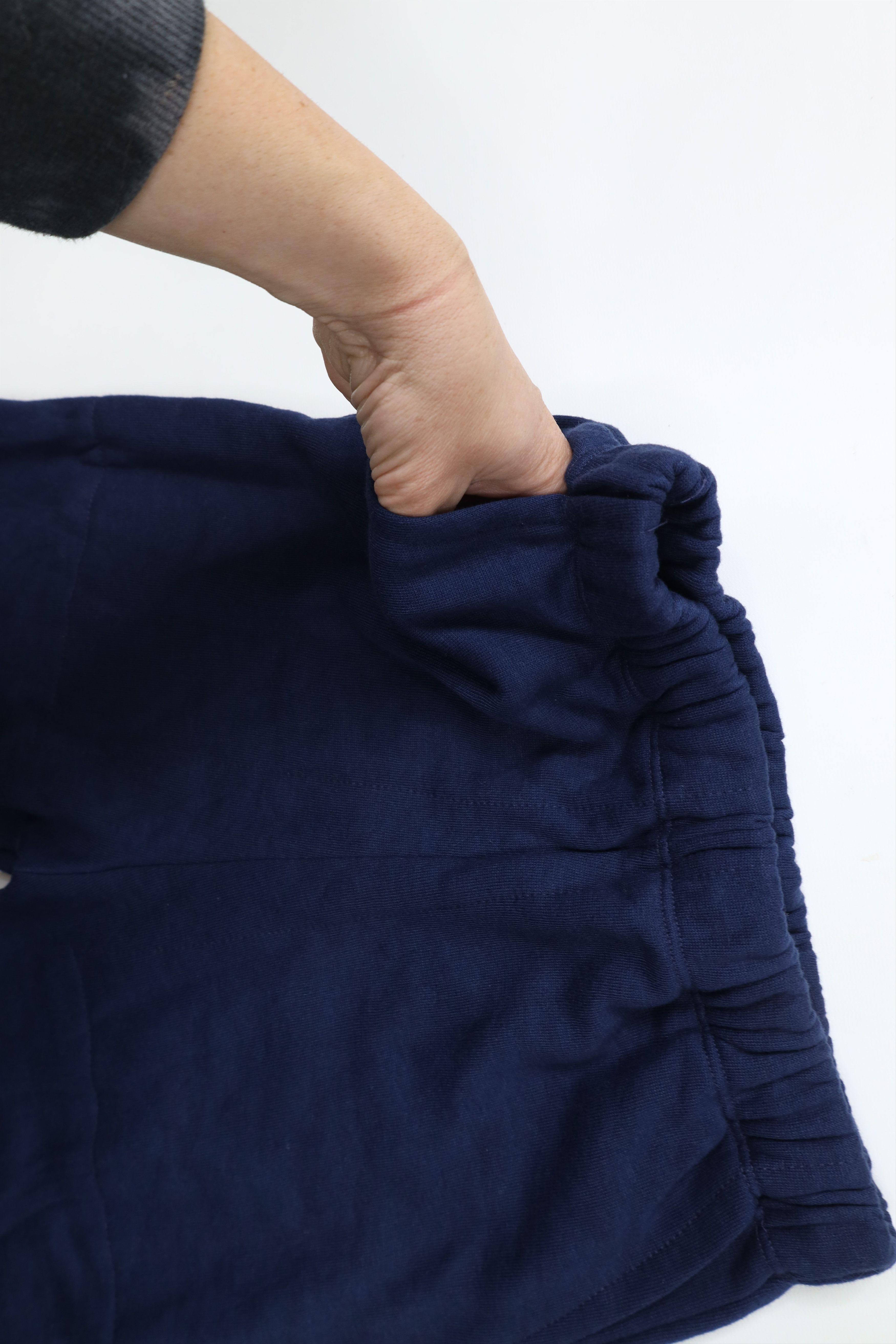 Vintage Vintage 90s Streetwear Cuffed Sweatpants Joggers Blue USA Size US 34 / EU 50 - 7 Thumbnail