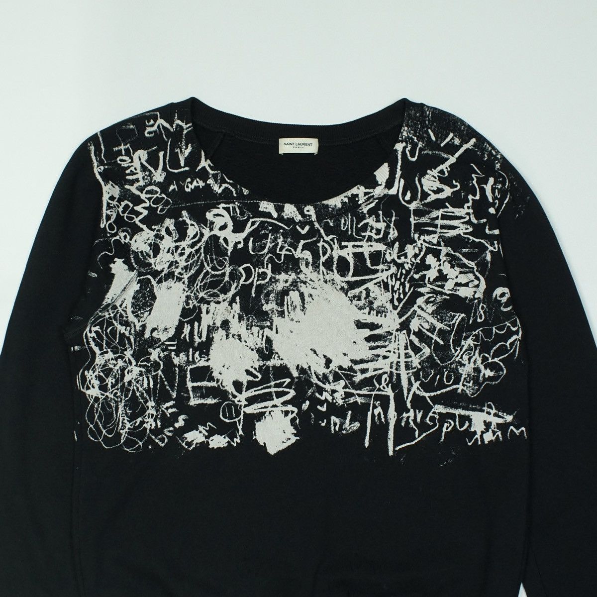 Saint Laurent Paris *NoTariff Saint Laurent Abstract Print Sweatshirt Size S / US 4 / IT 40 - 3 Thumbnail