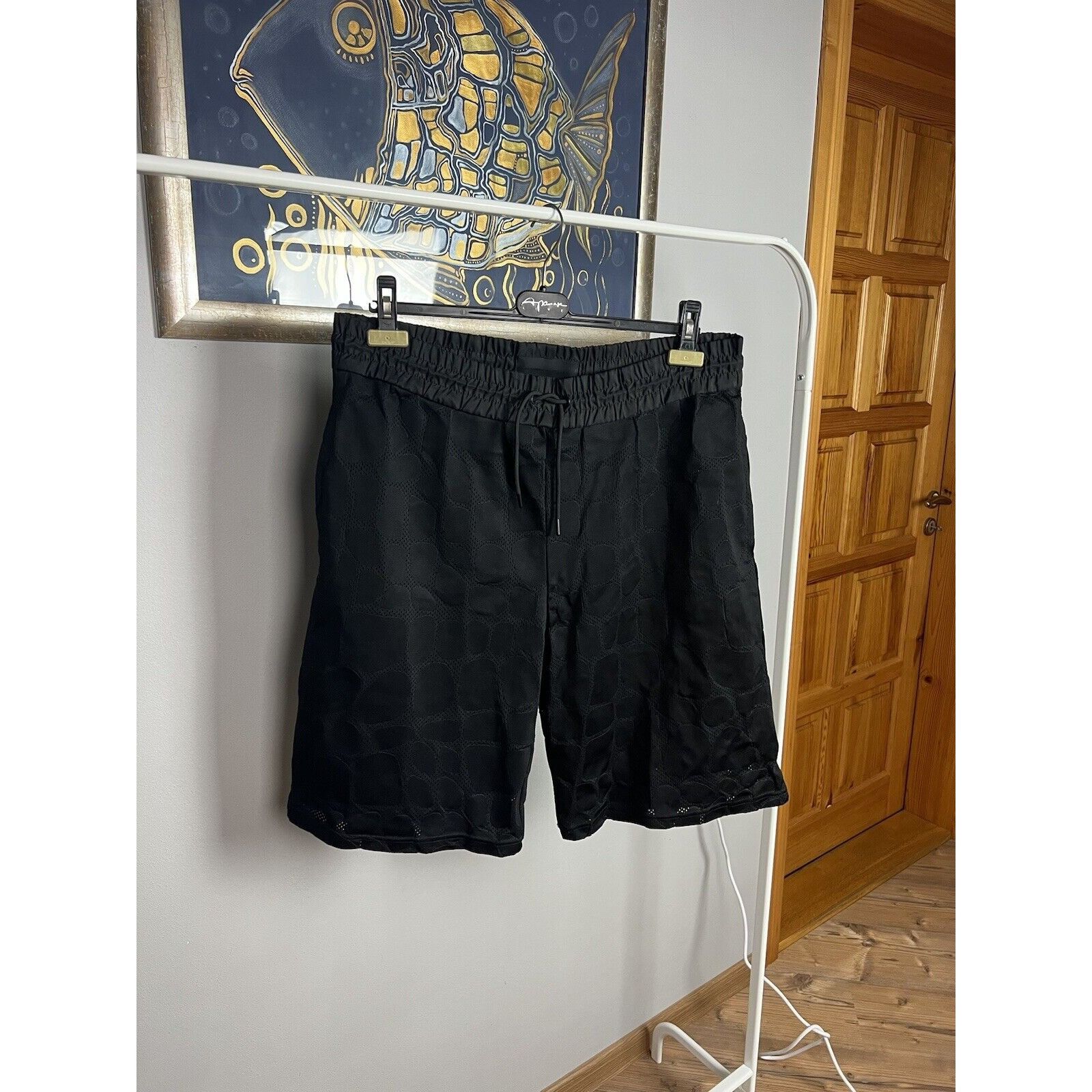 Alexander Wang × H&M MINT! Alexander Wang x H&M Black Patchwork Short Size M Size US 32 / EU 48 - 6 Thumbnail