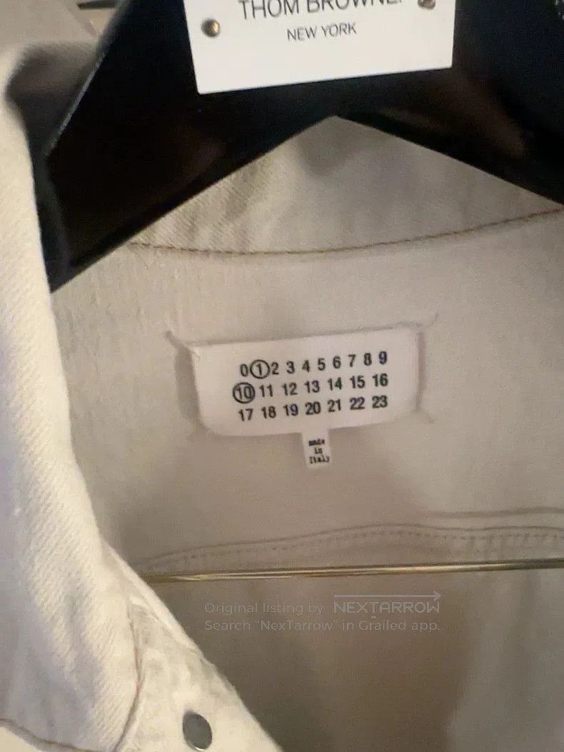 Maison Margiela Margiela Denim Jacket in Off. Size US L / EU 52-54 / 3 - 3 Thumbnail