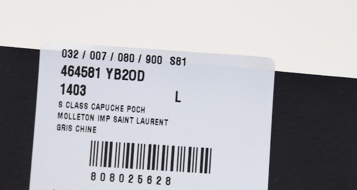 Saint Laurent Paris o1rshd1 Cotton Hoodie in Grey Size US L / EU 52-54 / 3 - 12 Thumbnail