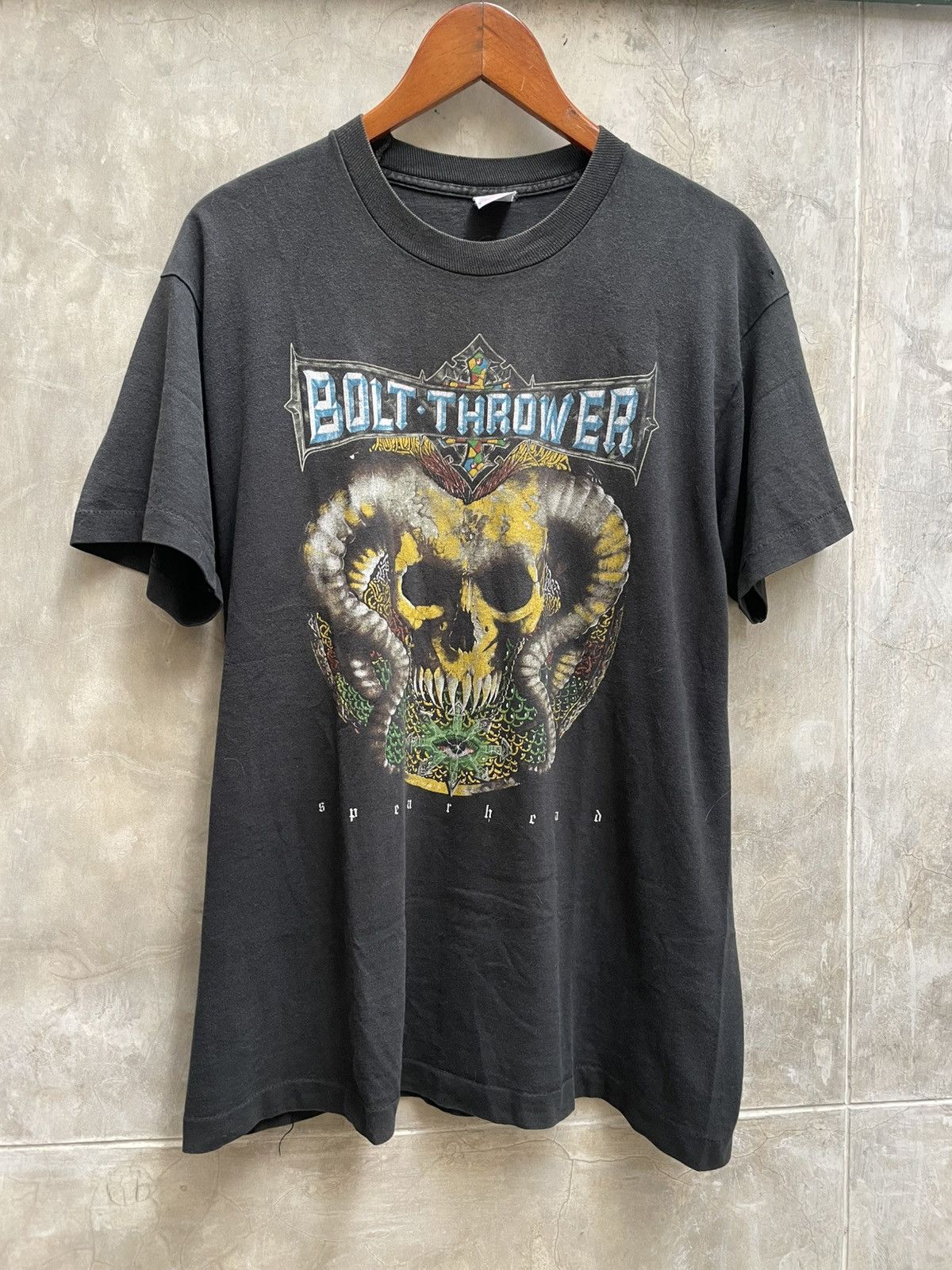 Band Tees Vintage BOLT THROWER spearhead metal rock band tee shirt L Size US L / EU 52-54 / 3 - 1 Thumbnail
