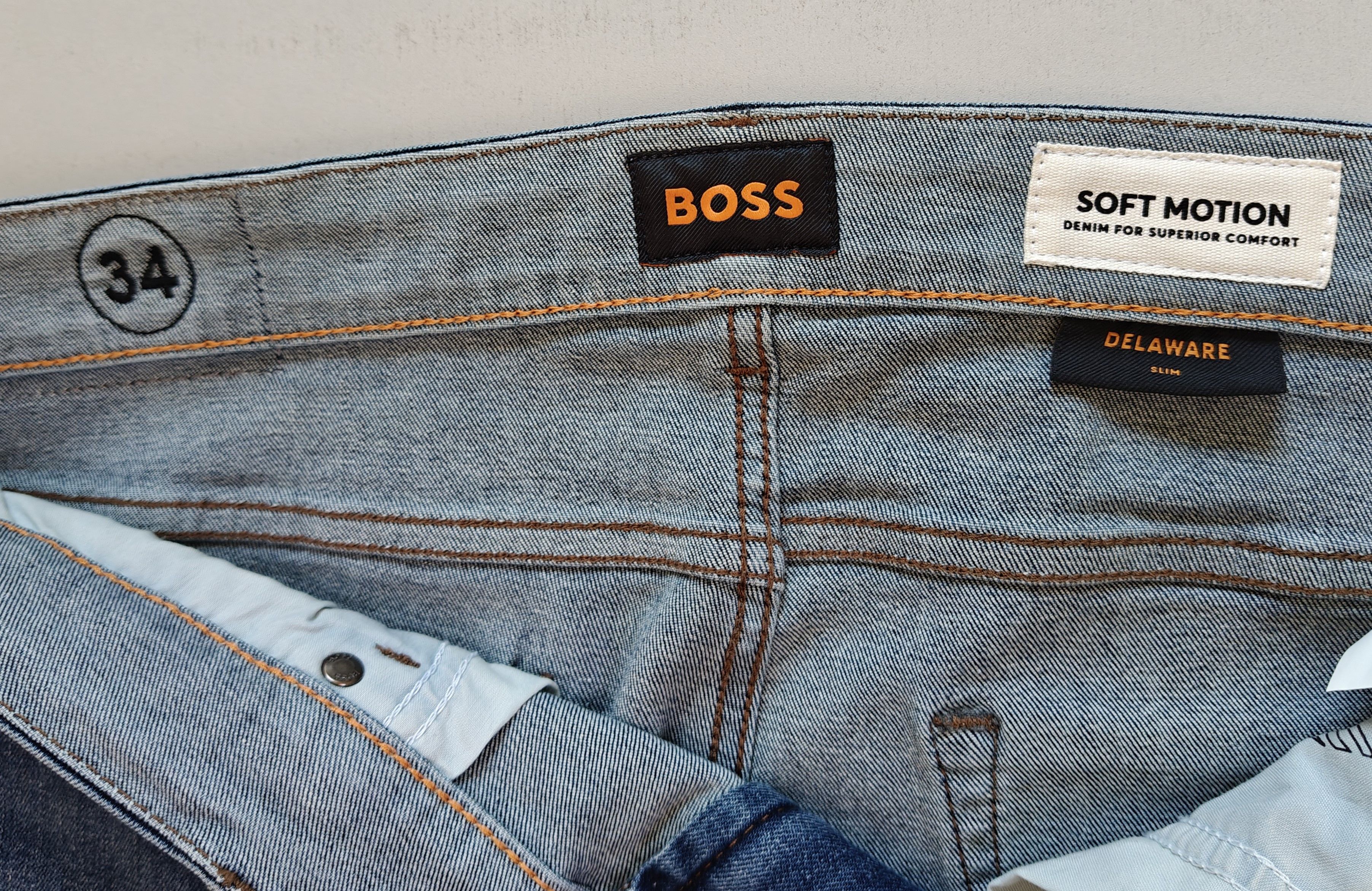 Hugo Boss HUGO BOSS DELAWARE Slim fit men's Jeans Free Shipping T/6123 Size US 34 / EU 50 - 6 Thumbnail