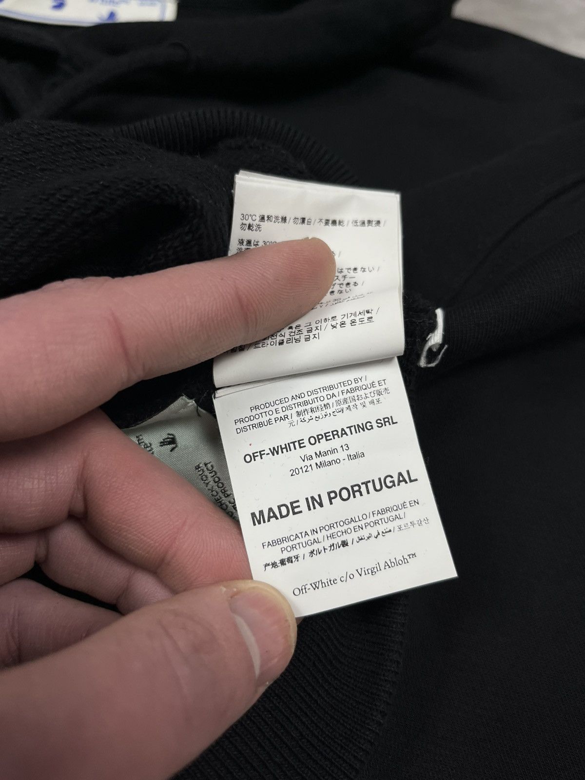 Off-White Off-White Rainbow Gradient Script Logo Cropped Hoodie XS Size XS / US 0-2 / IT 36-38 - 9 Thumbnail