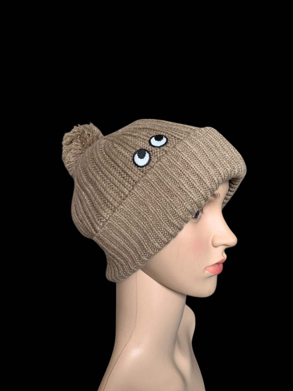 Japanese Brand × Uniqlo Anya HindMarch Uniqlo Knitted Hat By Japanese Brand 🇯🇵 Size ONE SIZE - 4 Thumbnail