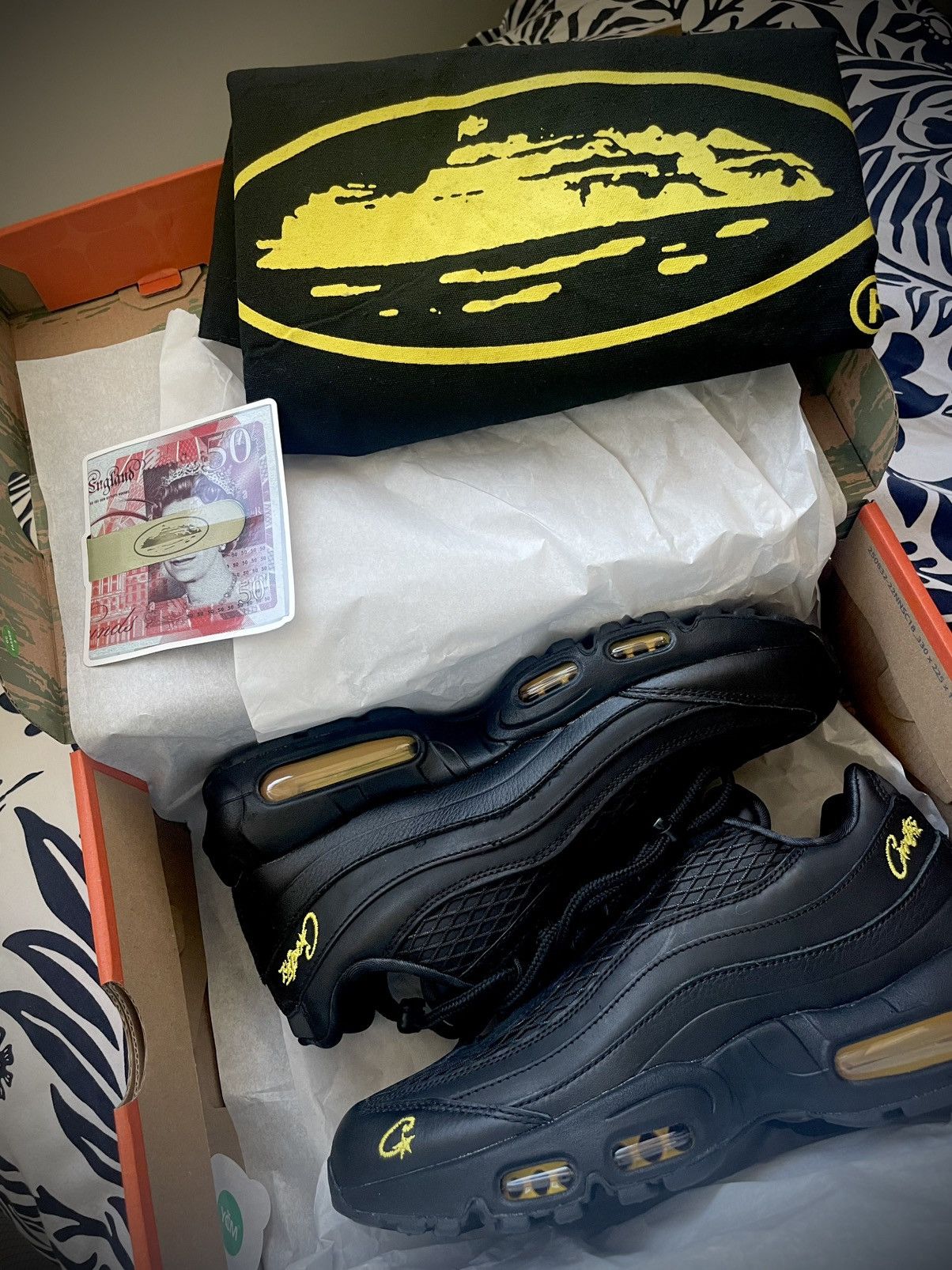 Corteiz Nike Cortez Air Max 95 “Honey Black” Size US 7.5 / EU 40-41 - 1 Thumbnail