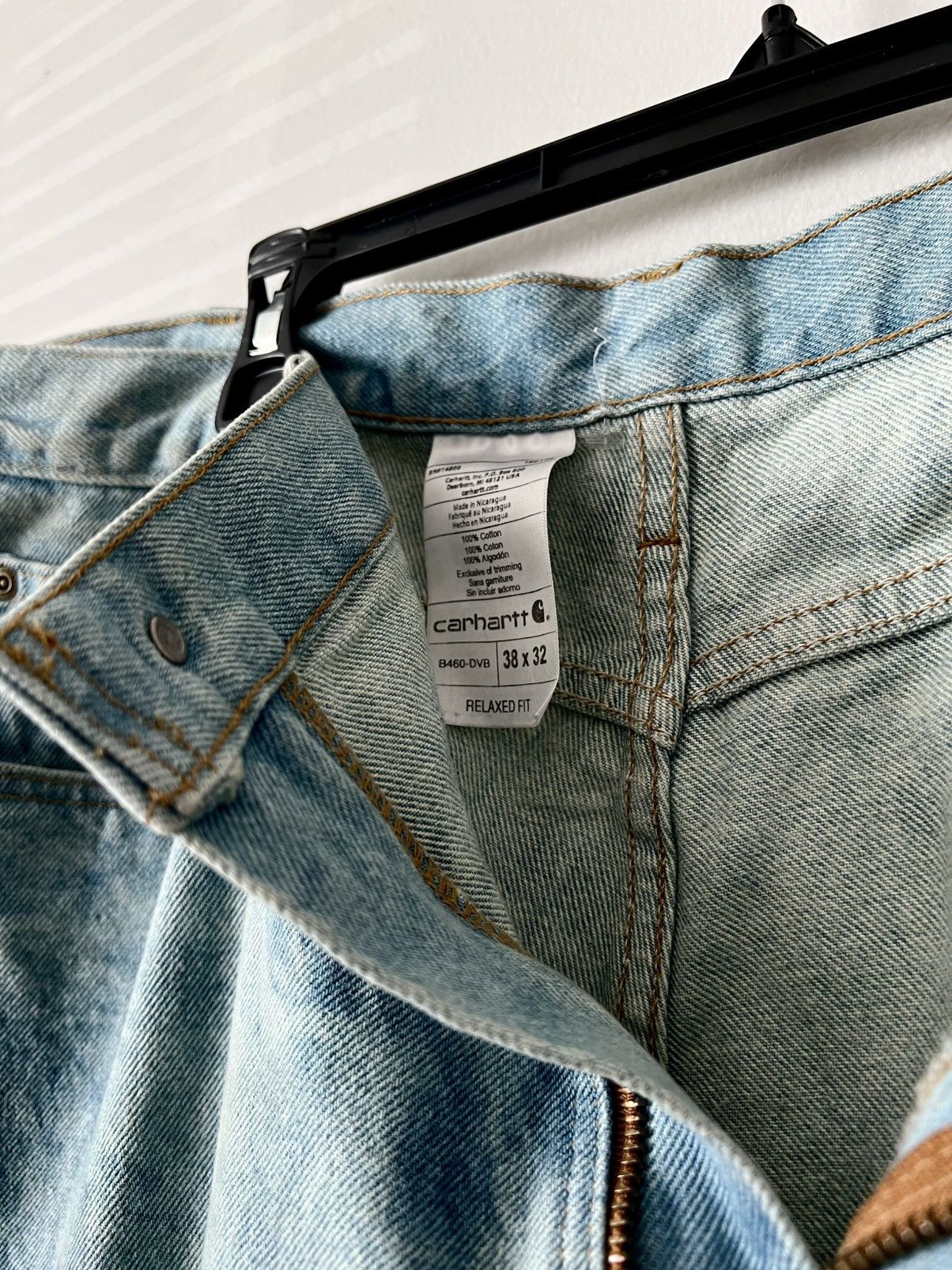 Carhartt × Vintage Vintage Carhartt Acid Wash Denim Size US 38 / EU 54 - 6 Thumbnail