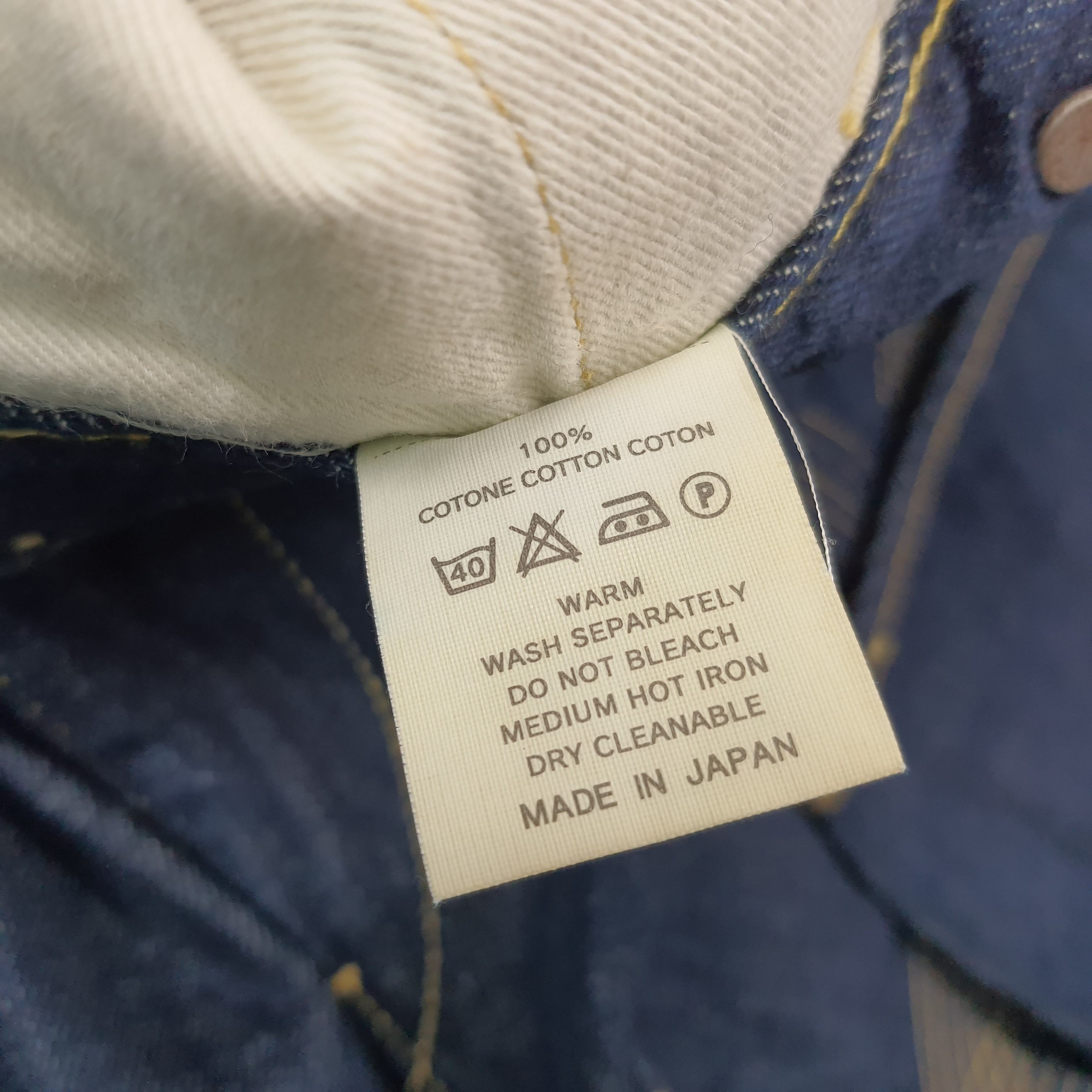Kapital Vintage KAPITAL Japan Denim Monkey Stitching Pants C297N20 Size US 32 / EU 48 - 9 Thumbnail