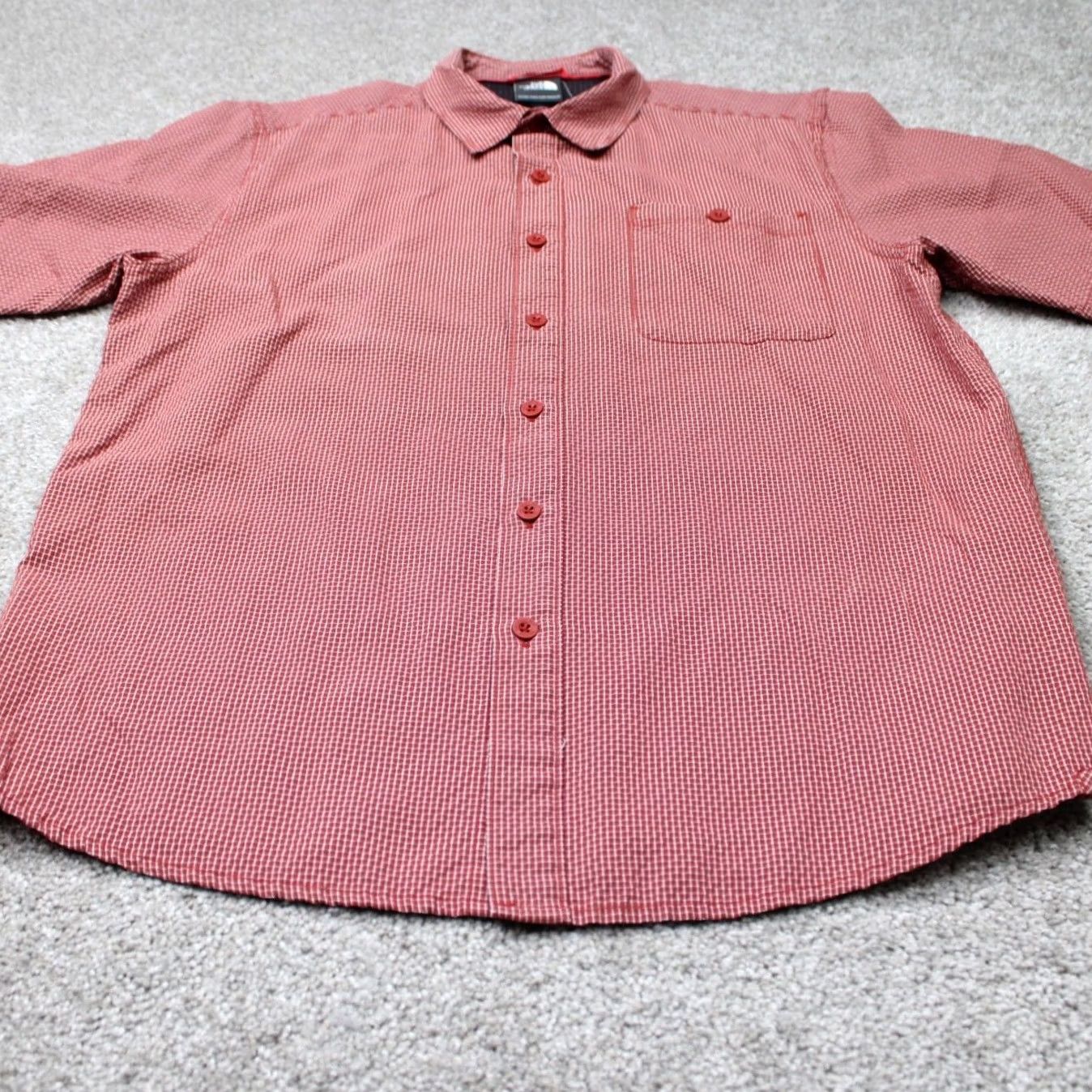 The North Face The North Face Shirt Mens Medium Red Plaid Stanage Woven Modal/Polyester S/S TNF Size US M / EU 48-50 / 2 - 3 Thumbnail