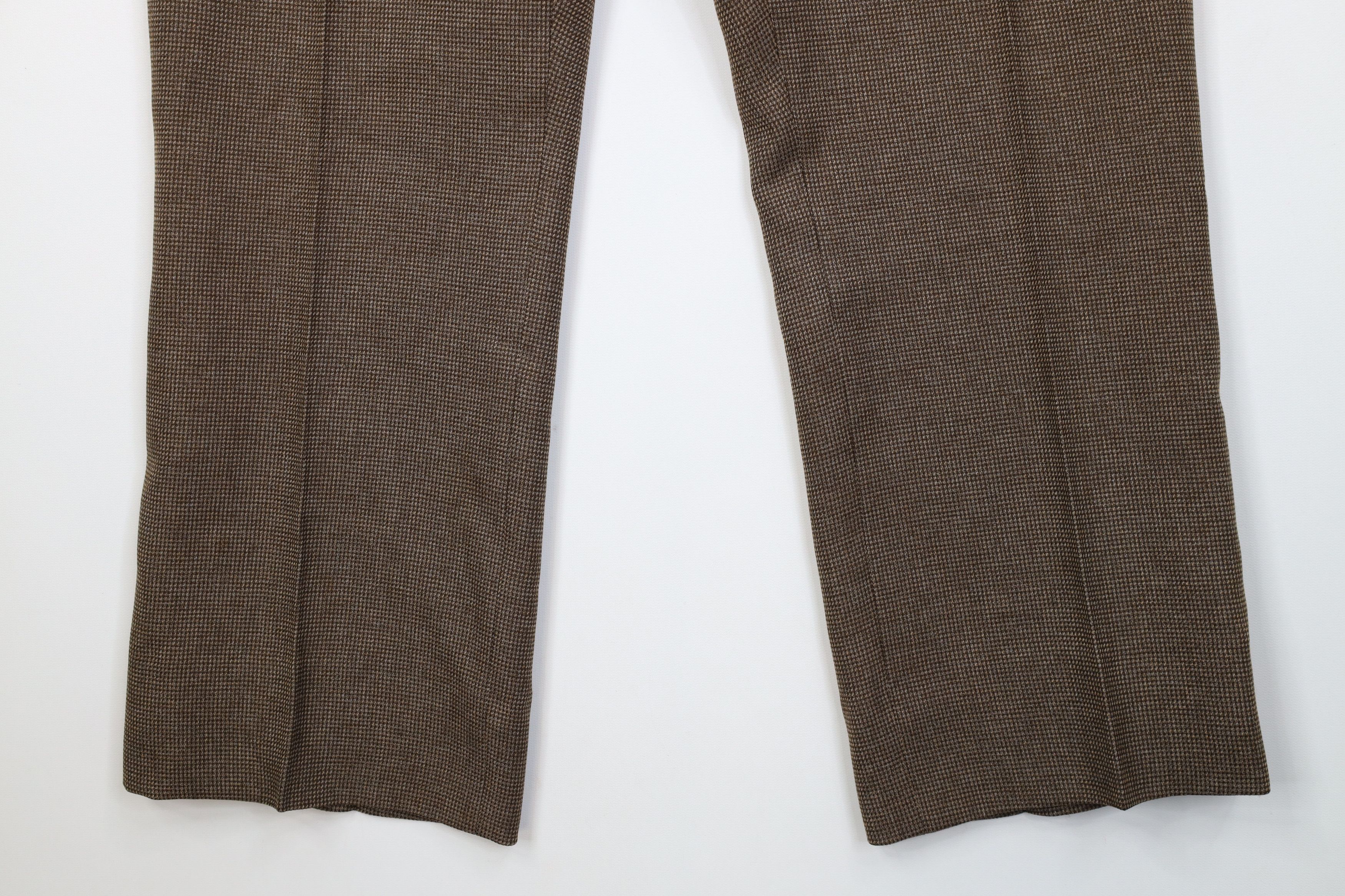 Vintage Vintage 60s 70s Streetwear Wide Leg Chino Pants Brown USA Size US 40 / EU 56 - 4 Thumbnail
