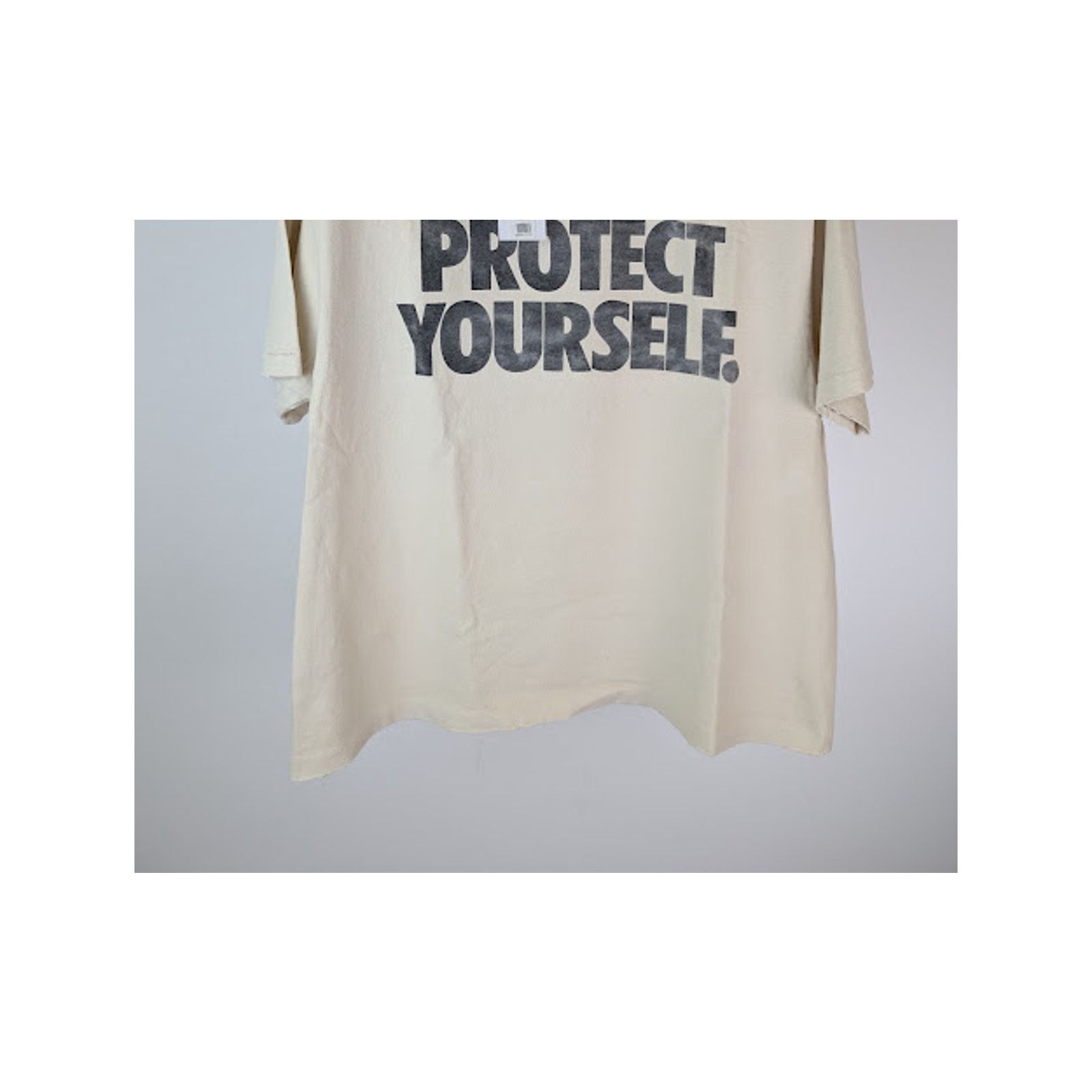 Gallery Dept. o1rshd1 Protect Yourself T-Shirt in Archival White Size US XL / EU 56 / 4 - 8 Thumbnail