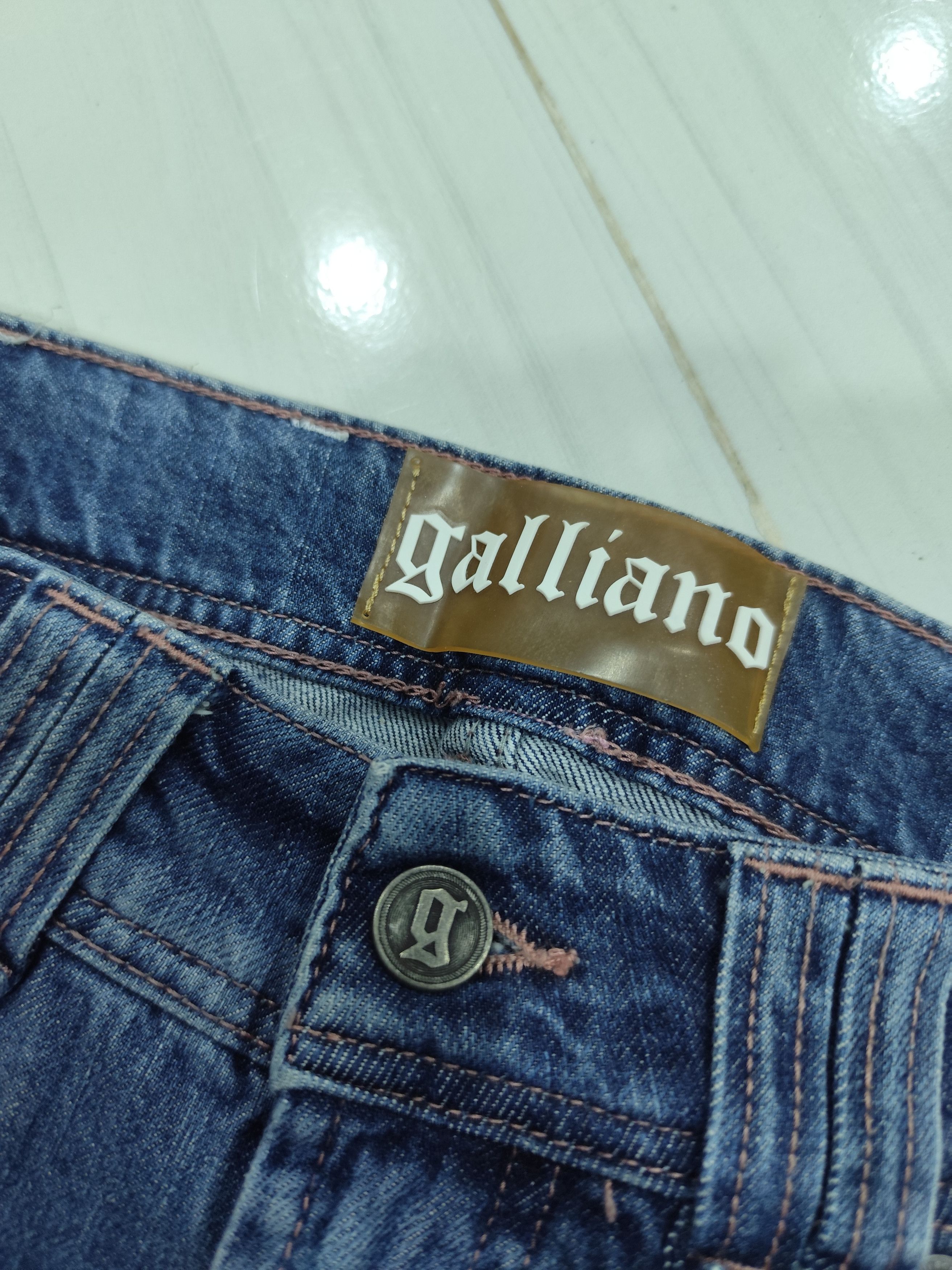 John Galliano GALLIANO JEANS Size 26" / US 2 / IT 38 - 4 Thumbnail