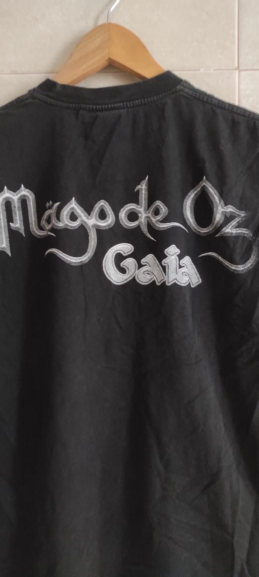 Vintage Mago De Oz Gaia Black Metal Music Spanish Folk Tour Tee Size US S / EU 44-46 / 1 - 6 Thumbnail