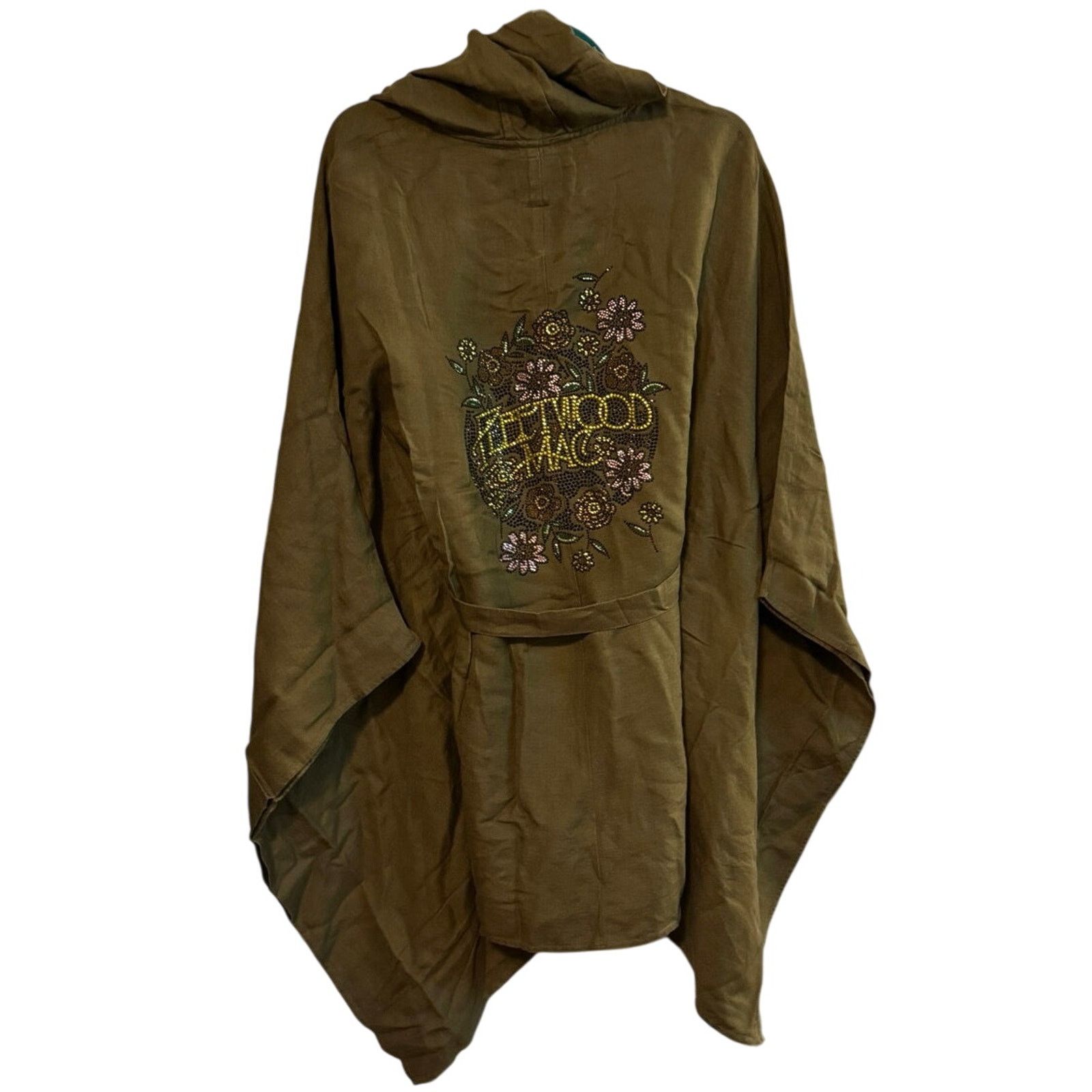 Other CHASER Fleetwood Mac Linen Lace Up Dolman Hooded Tunic Size S / US 4 / IT 40 - 8 Thumbnail