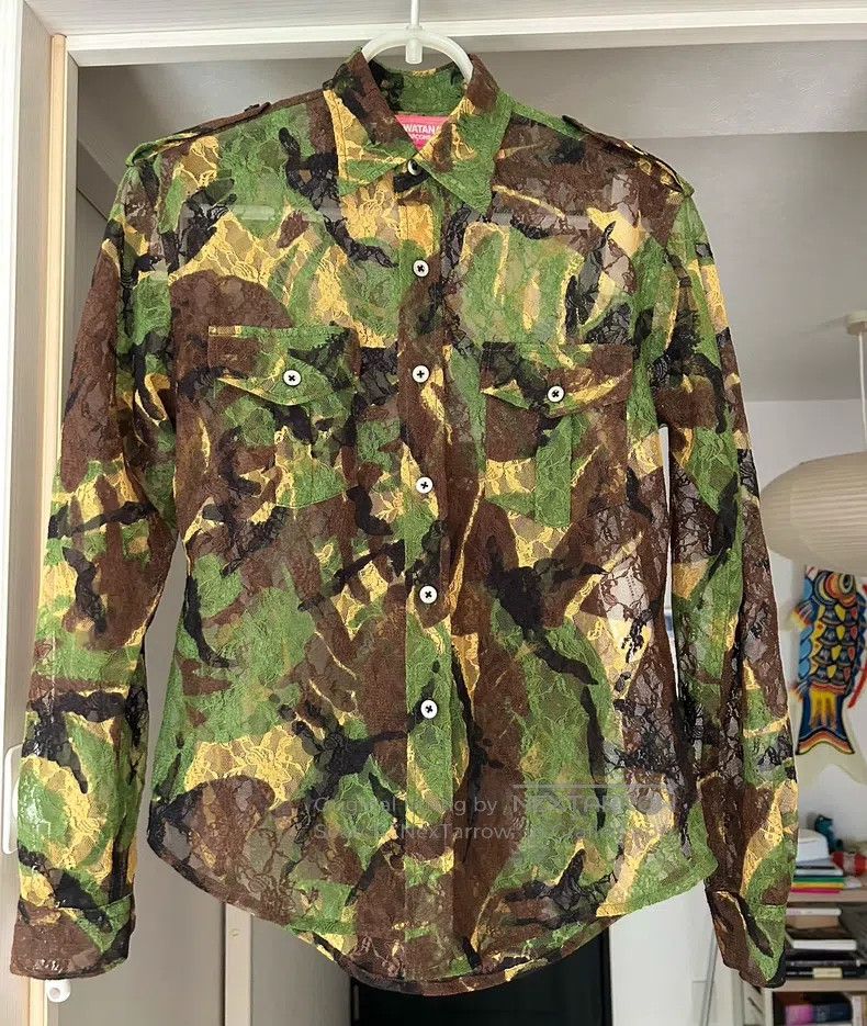 Comme des Garcons Comme des Garcons Camouflage Lace Shirt Size M / US 6-8 / IT 42-44 - 1 Thumbnail