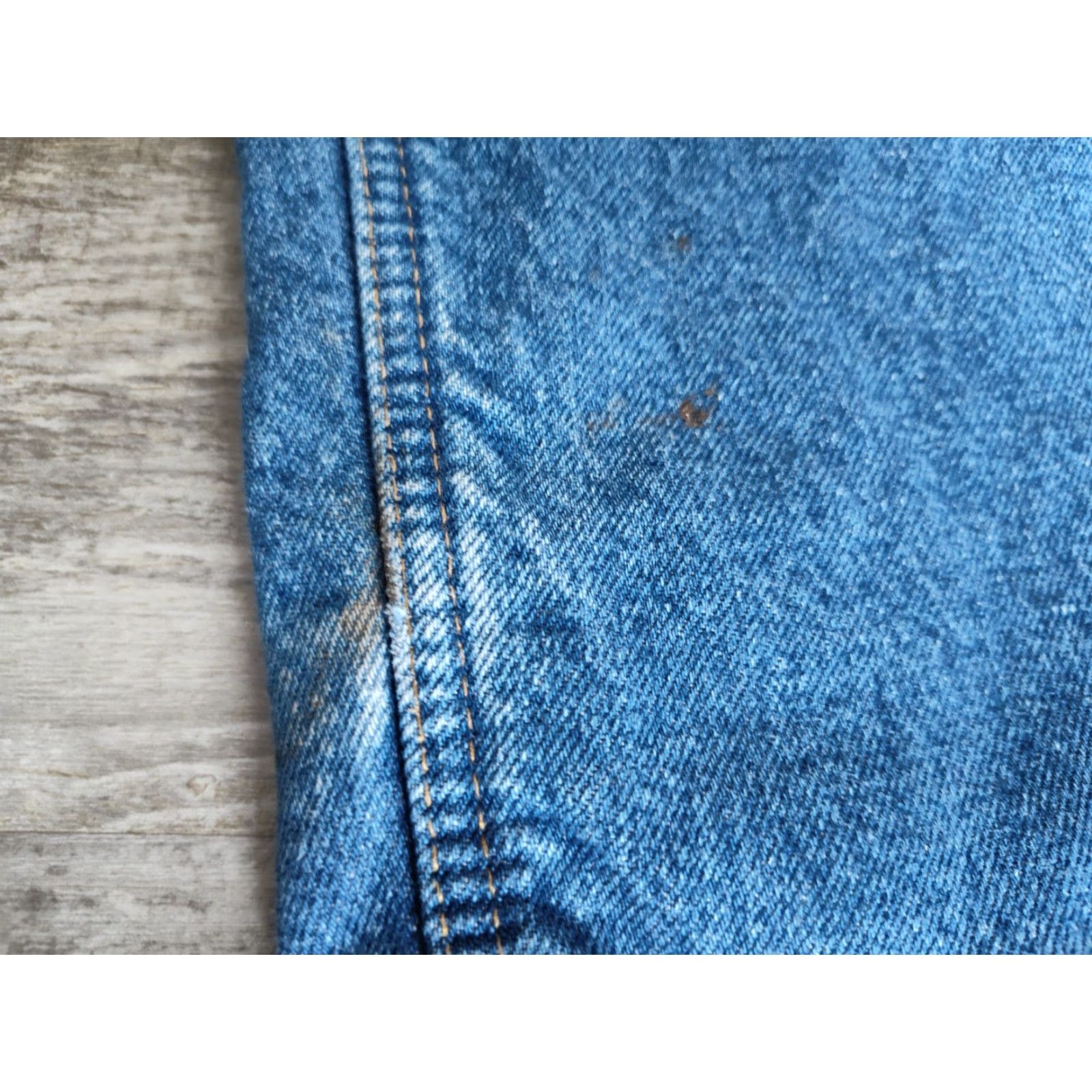 Carhartt VINTAGE Carhartt Jeans Men 40X32 Blue Denim Lined Relaxed Straight B155 DST Workwear Mens Size US 40 / EU 56 - 4 Thumbnail