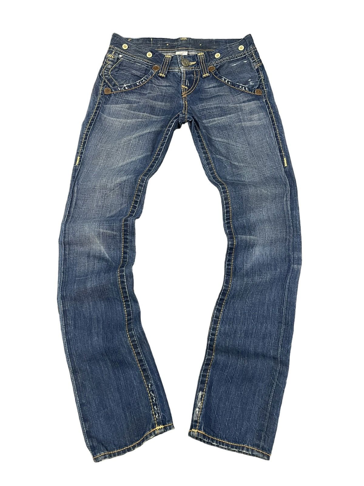 True Religion Vintage True Religion Women’s Denim Slim Straight Cut Jeans Size 31" - 5 Thumbnail