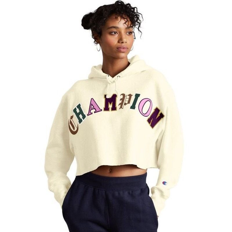 Champion Champion Life Reverse Weave Crop Hoodie Womens Size XL Size XL / US 12-14 / IT 48-50 - 1 Thumbnail