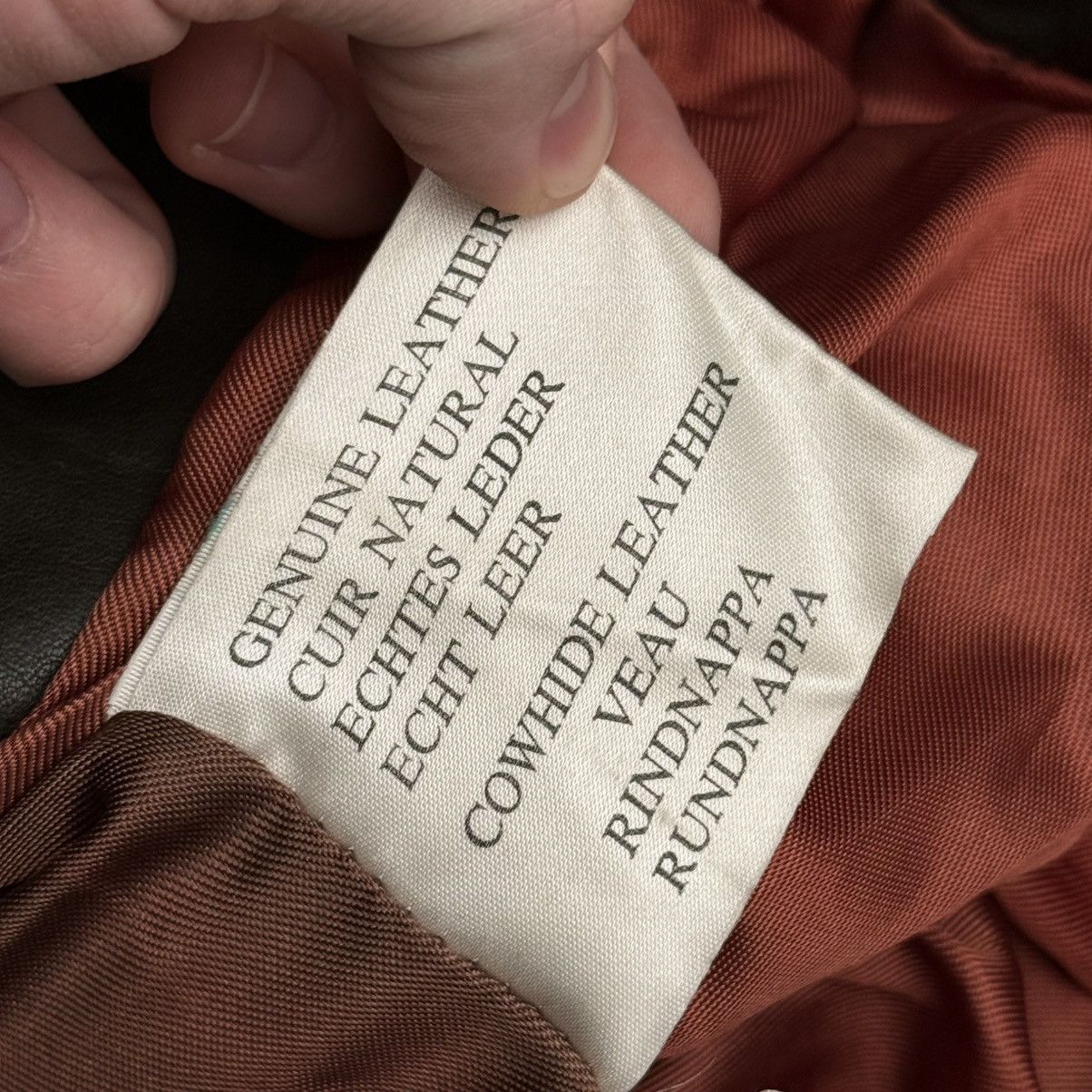 Vintage Vintage 90s Boxy Leather Avant Garde Japan Bomber Jacket Y2K Size US L / EU 52-54 / 3 - 13 Thumbnail