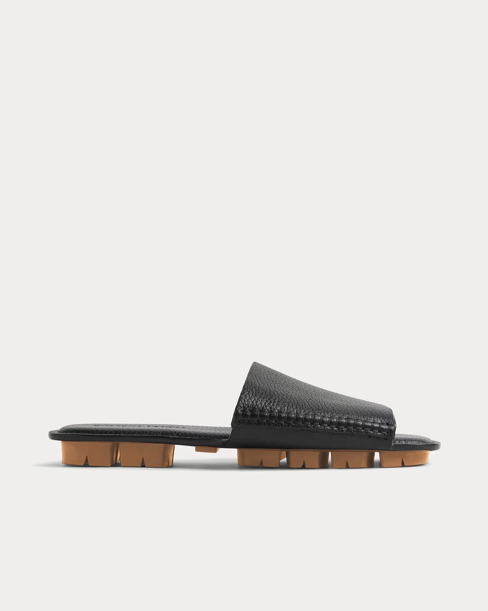 Bottega Veneta o1n1vont1125 Shore Mules in Black Size US 10 / EU 43 - 1 Thumbnail