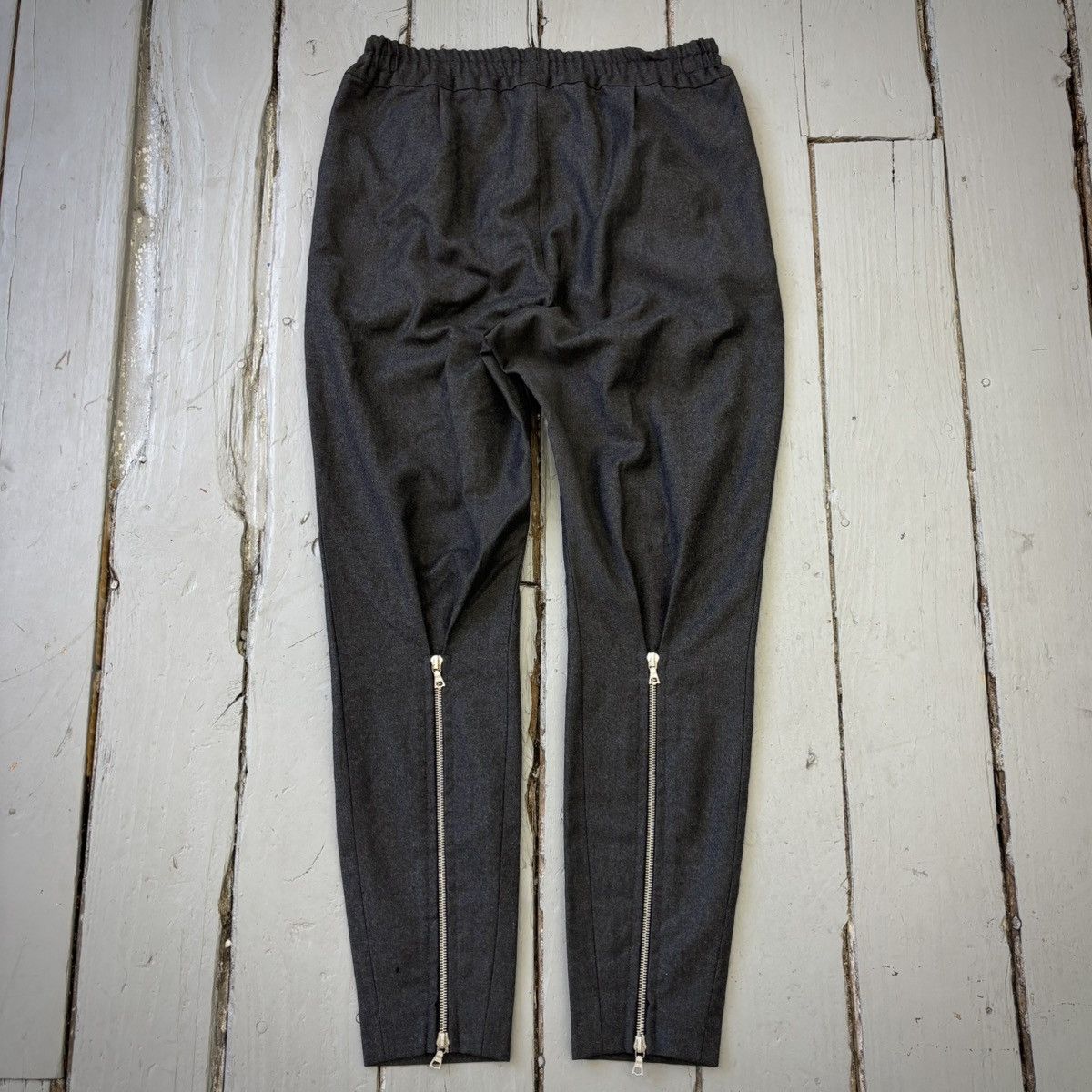 Dries Van Noten Back Zip Wool Trousers Size US 30 / EU 46 - 1 Thumbnail