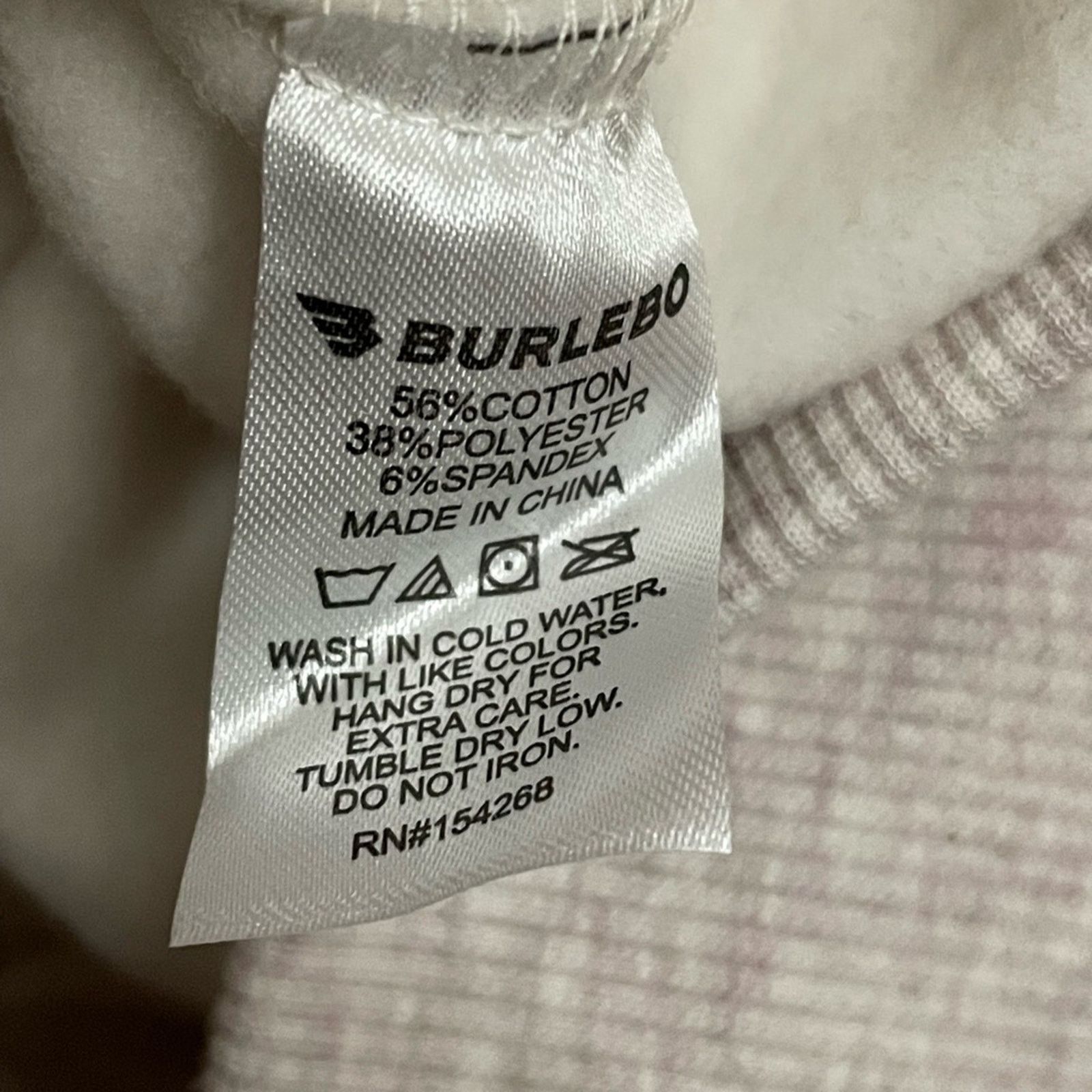 BURLEBO Fleece Hoodie in Whitetail Deer Oatmeal Men XL
